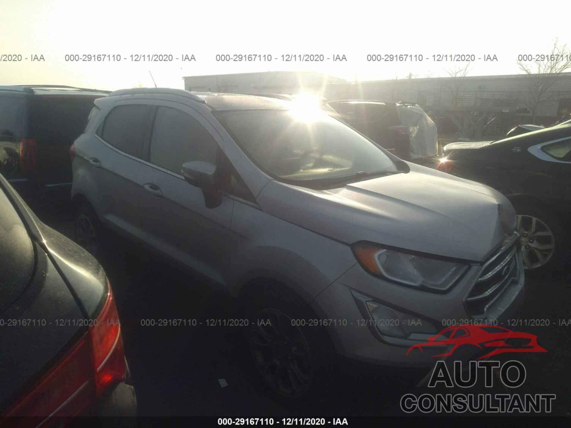 FORD ECOSPORT 2018 - MAJ6P1WL6JC162704