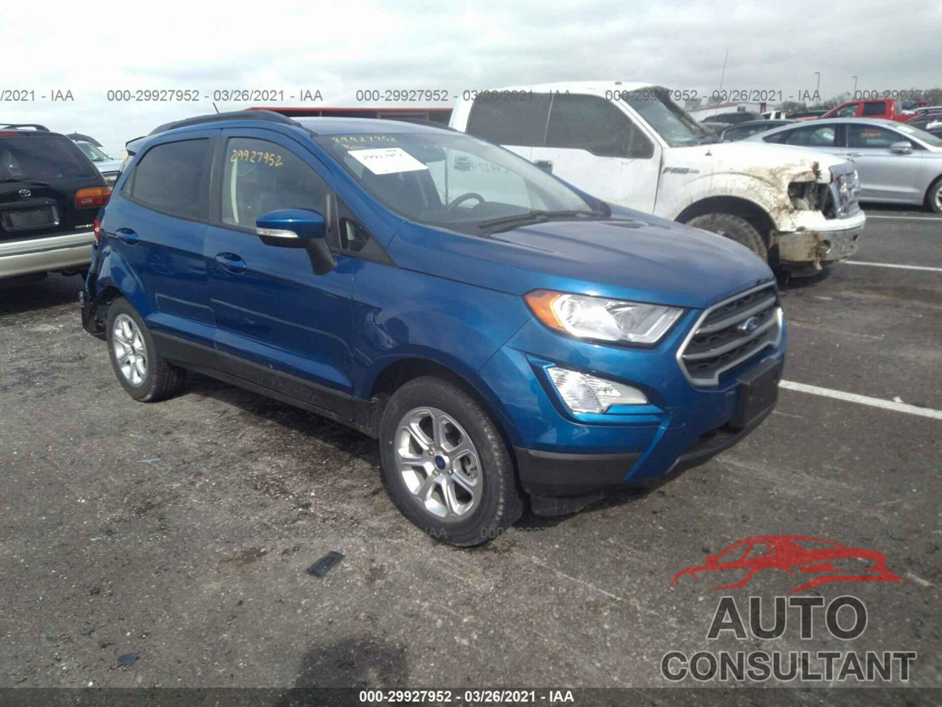 FORD ECOSPORT 2019 - MAJ3S2GE9KC291013