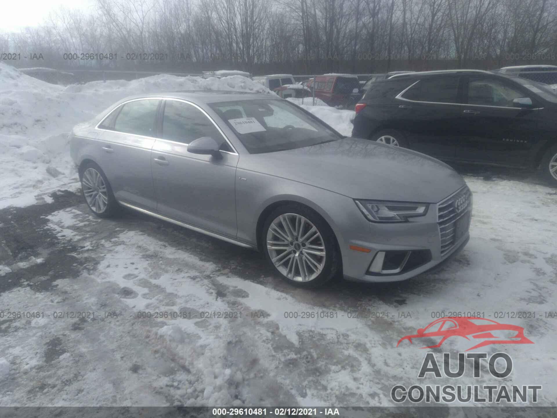 AUDI A4 2019 - WAUENAF42KA045202