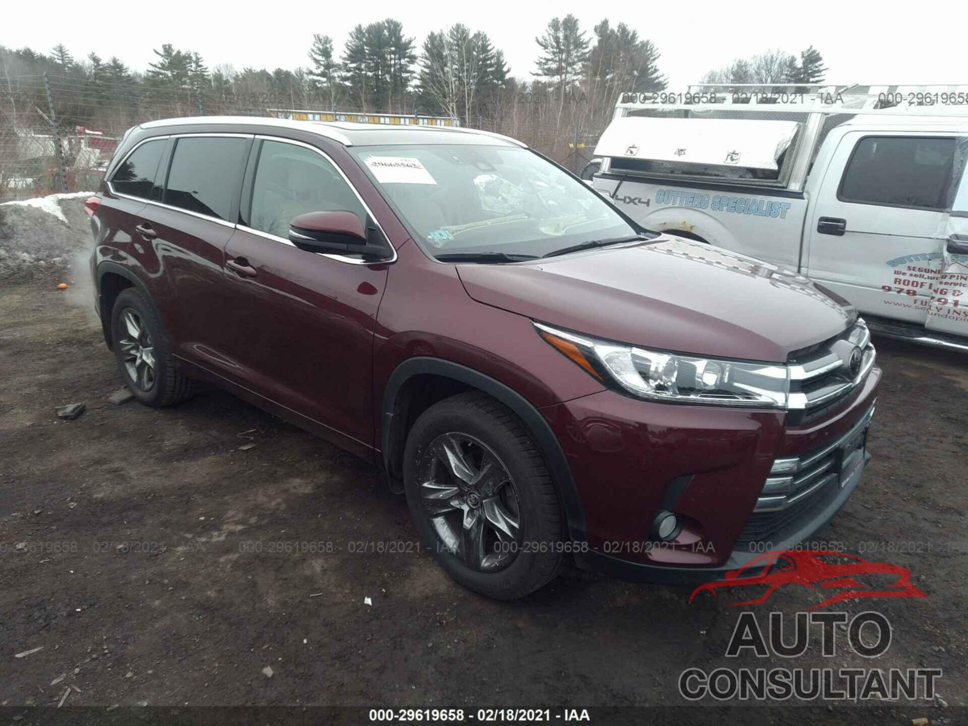 TOYOTA HIGHLANDER 2017 - 5TDDZRFH9HS388279