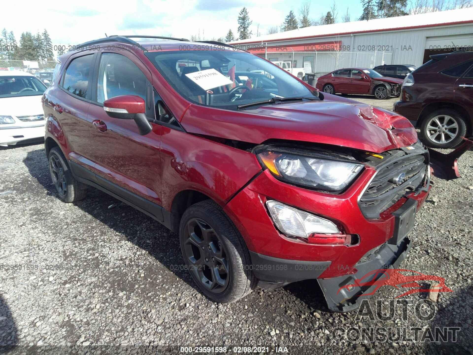 FORD ECOSPORT 2018 - MAJ6P1CL1JC201395