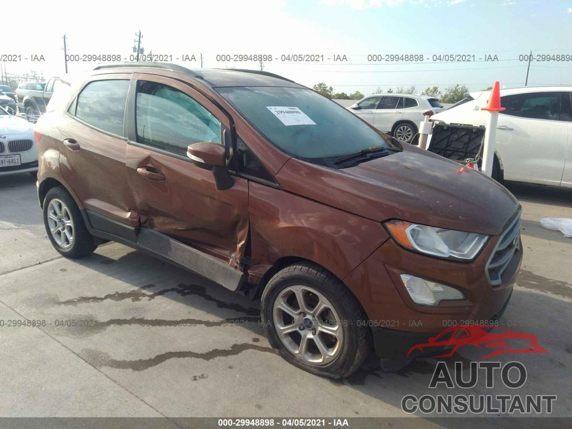 FORD ECOSPORT 2018 - MAJ3P1TE0JC185467