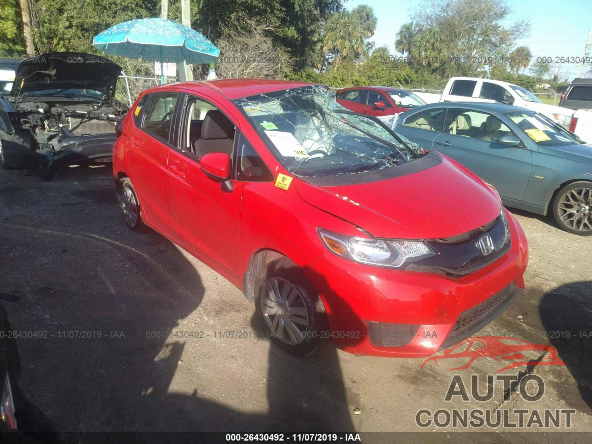 HONDA FIT 2016 - 3HGGK5H56GM701561