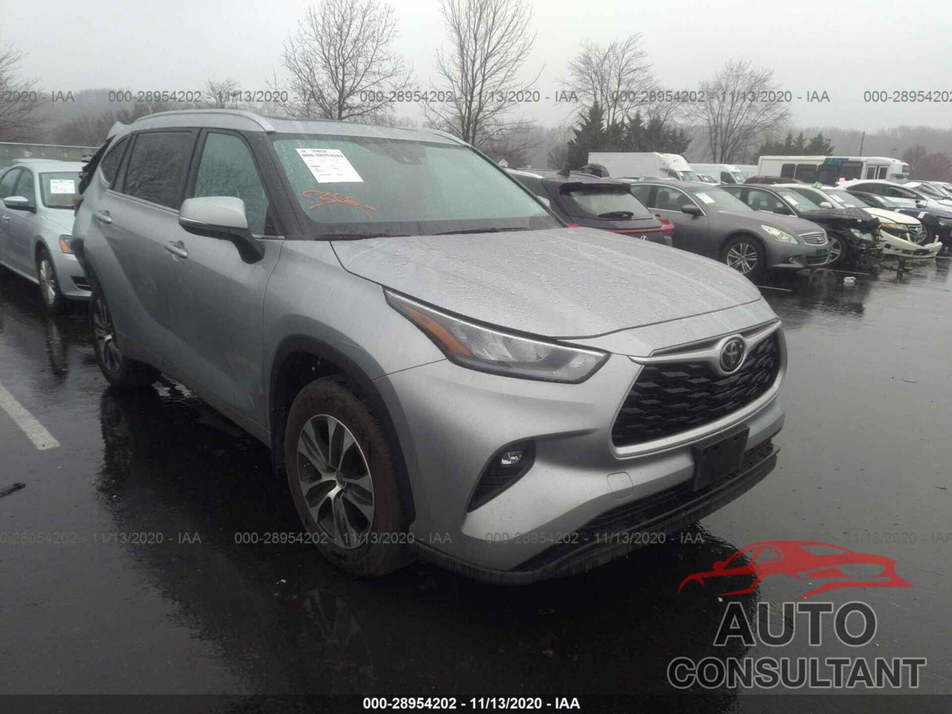 TOYOTA HIGHLANDER 2020 - 5TDGZRBH6LS023764
