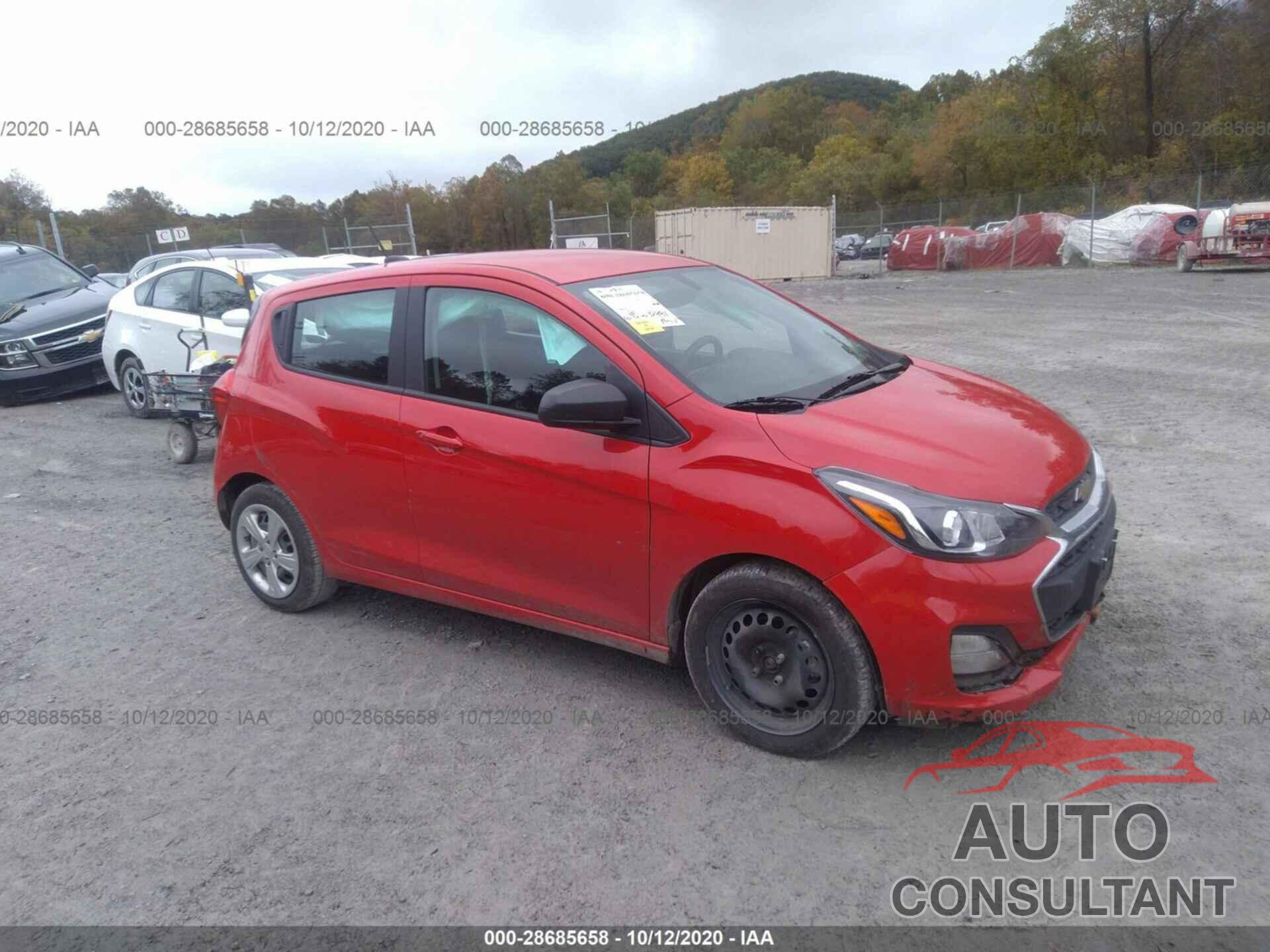 CHEVROLET SPARK 2019 - KL8CB6SA1KC818833