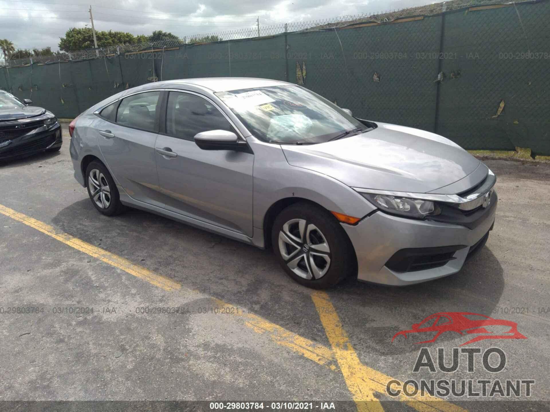 HONDA CIVIC SEDAN 2018 - 19XFC2F54JE041420