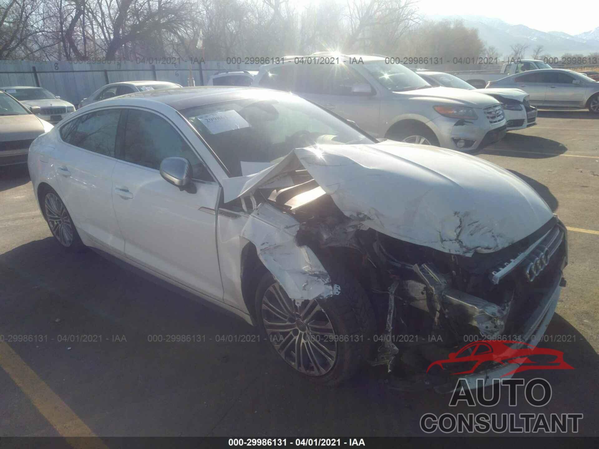 AUDI S5 SPORTBACK 2018 - WAUC4DF50JA009513
