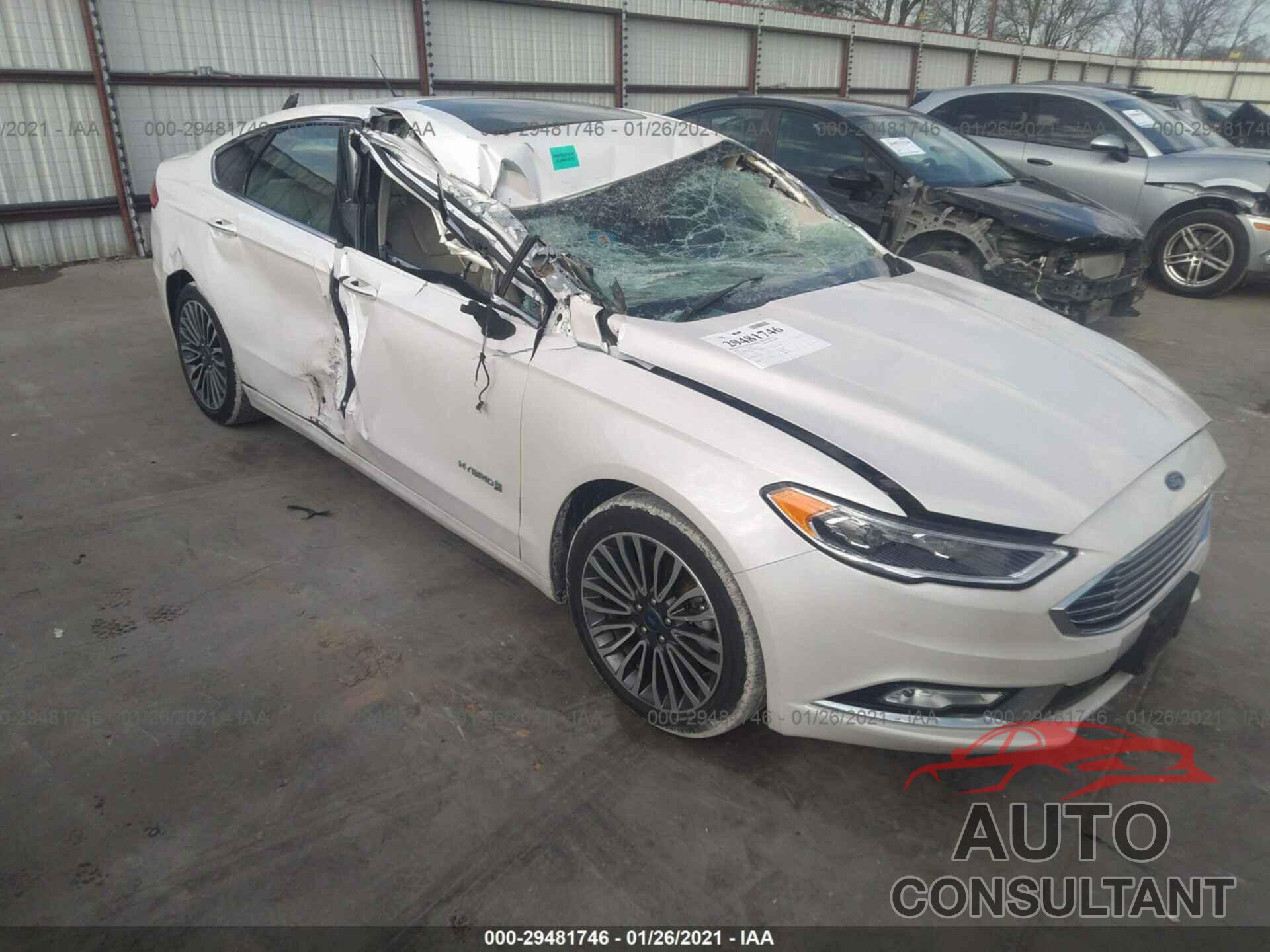 FORD FUSION HYBRID 2018 - 3FA6P0RU3JR191433