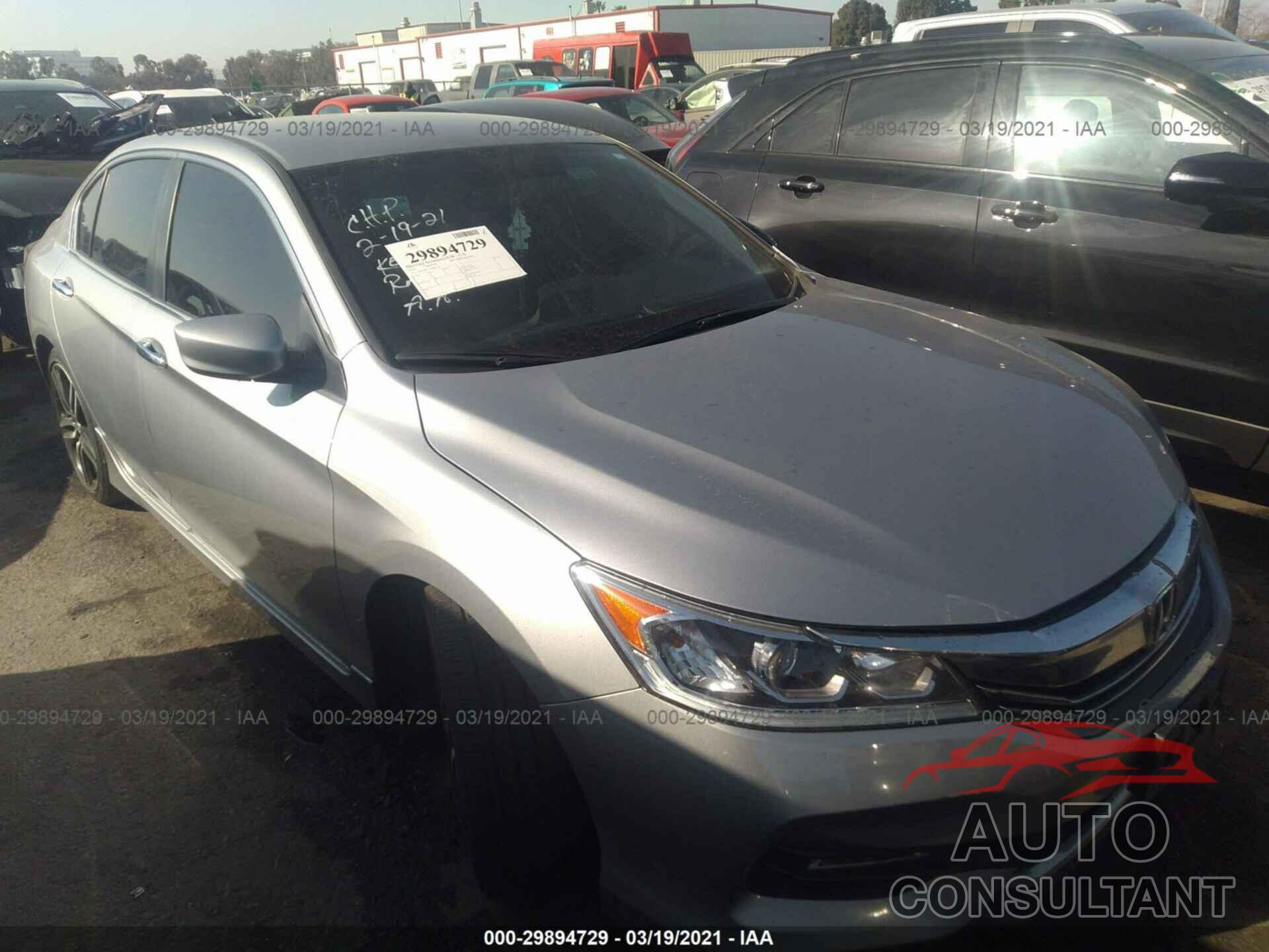 HONDA ACCORD SEDAN 2017 - 1HGCR2F11HA283563