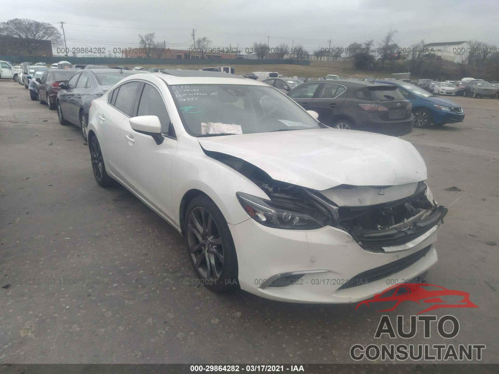 MAZDA MAZDA6 2016 - JM1GJ1W54G1401186