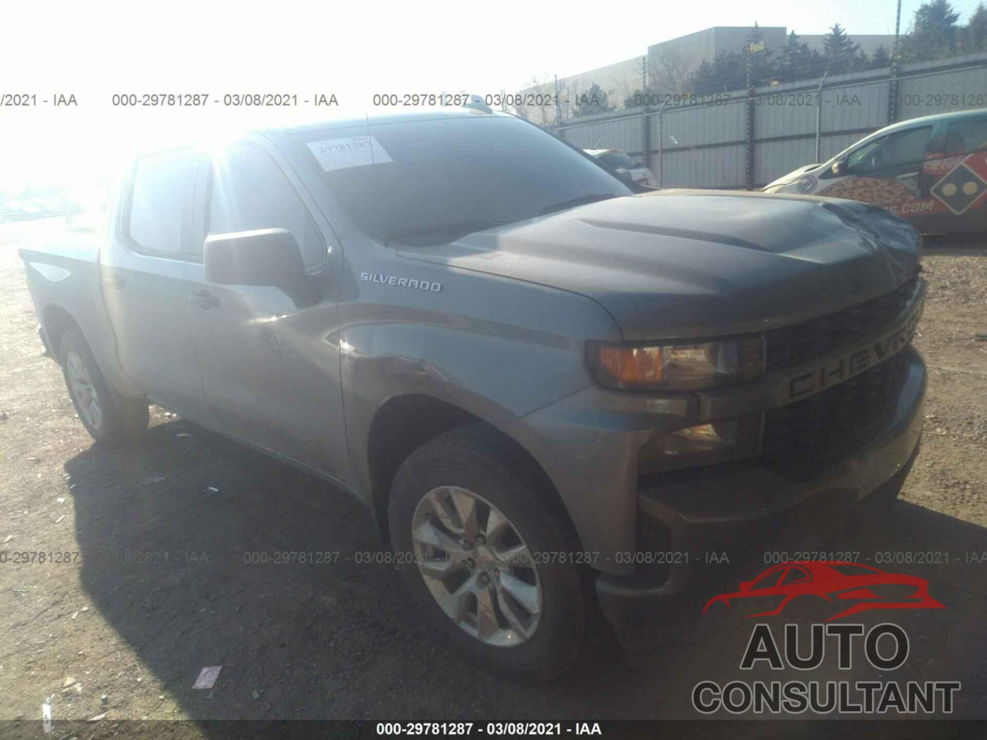 CHEVROLET SILVERADO 1500 2021 - 3GCPWBEK7MG145606