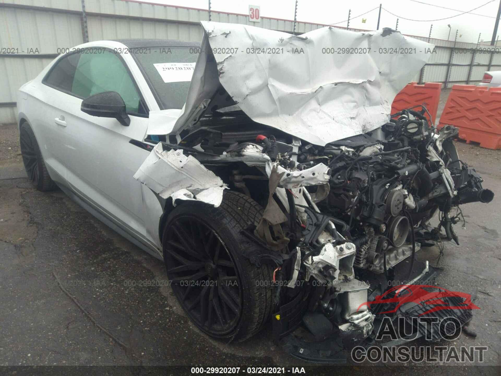 AUDI S5 COUPE 2018 - WAUR4AF51JA042996