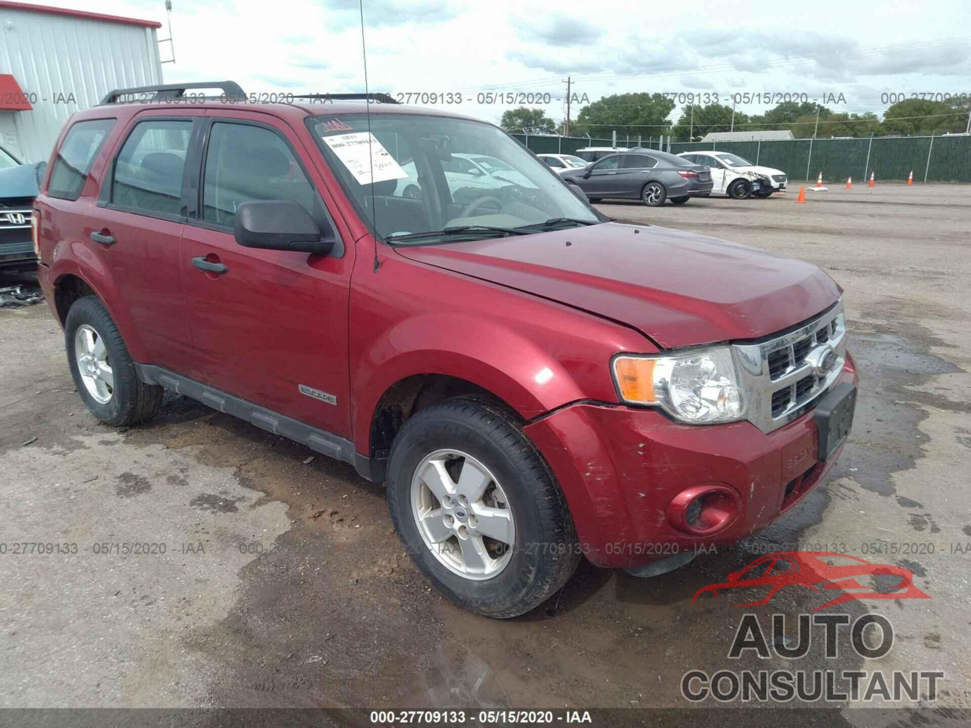 FORD ESCAPE 2008 - 1FMCU02Z88KD00054