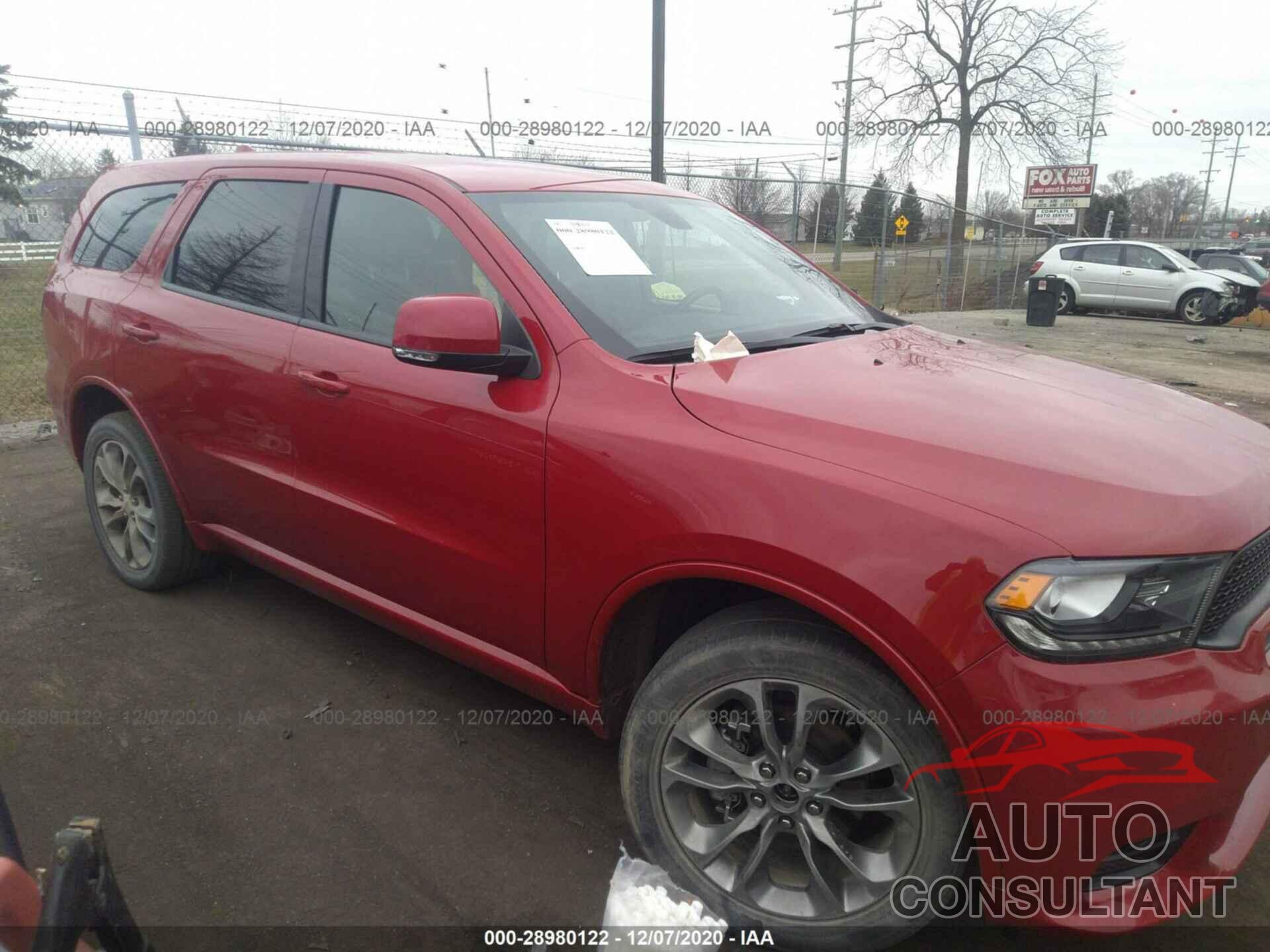 DODGE DURANGO 2020 - 1C4RDJDG8LC308089