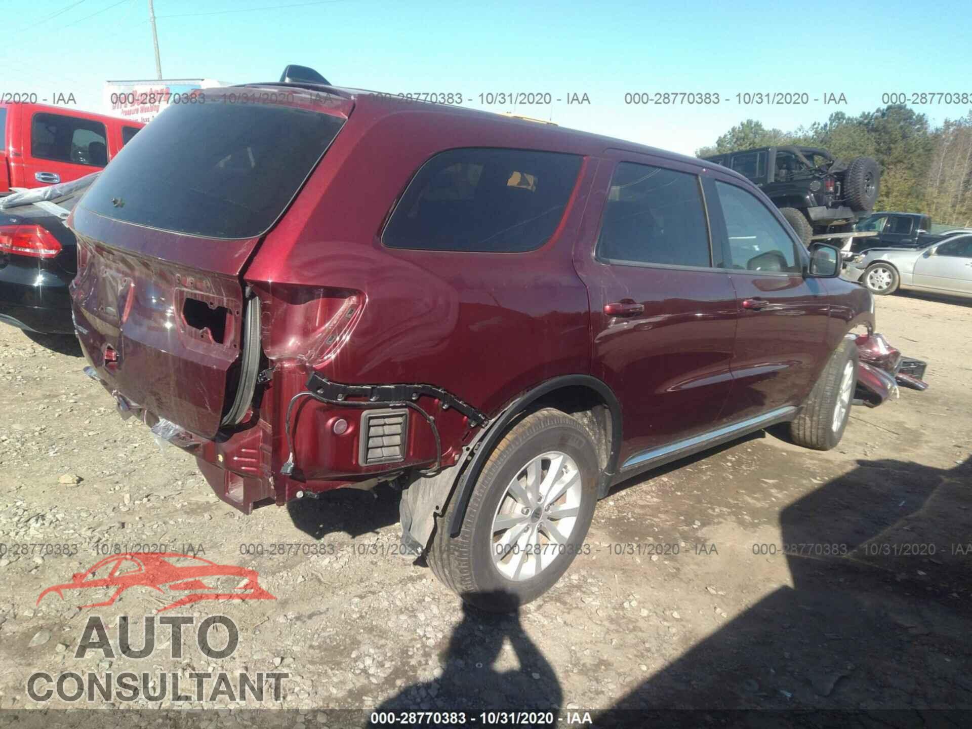 DODGE DURANGO 2019 - 1C4RDJAG5KC799109