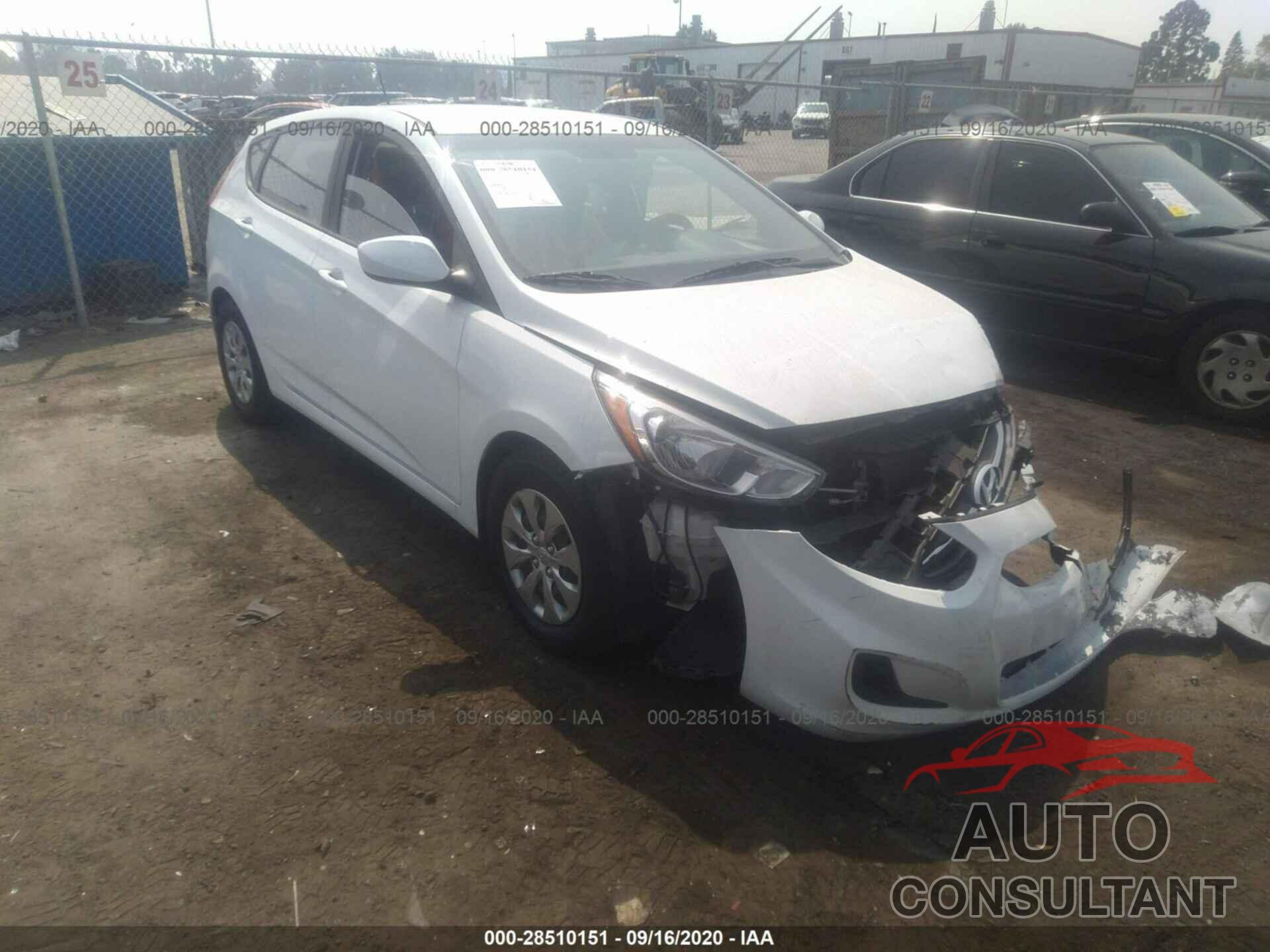 HYUNDAI ACCENT 2017 - KMHCT5AEXHU312807