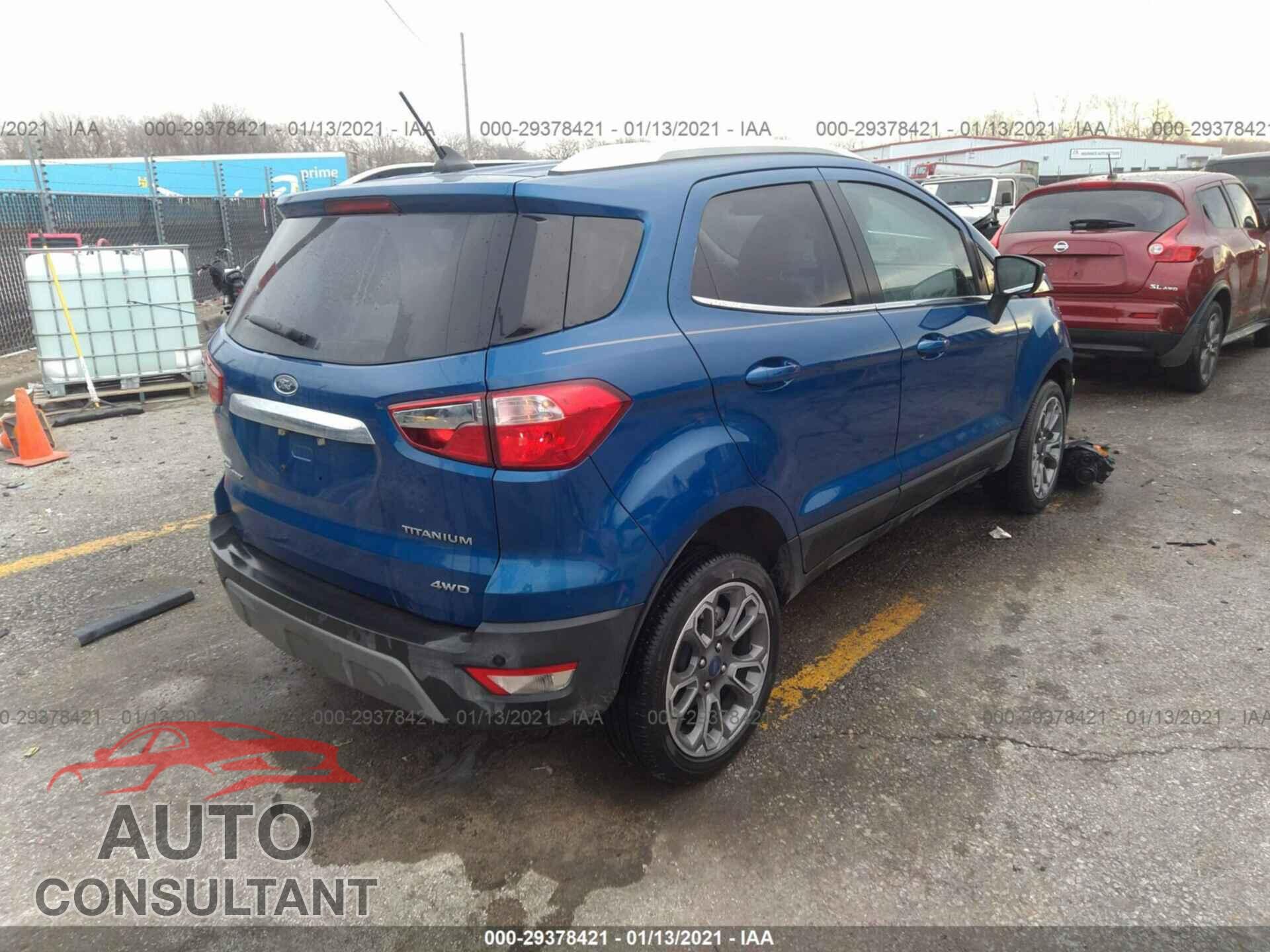 FORD ECOSPORT 2019 - MAJ6S3KL6KC288742