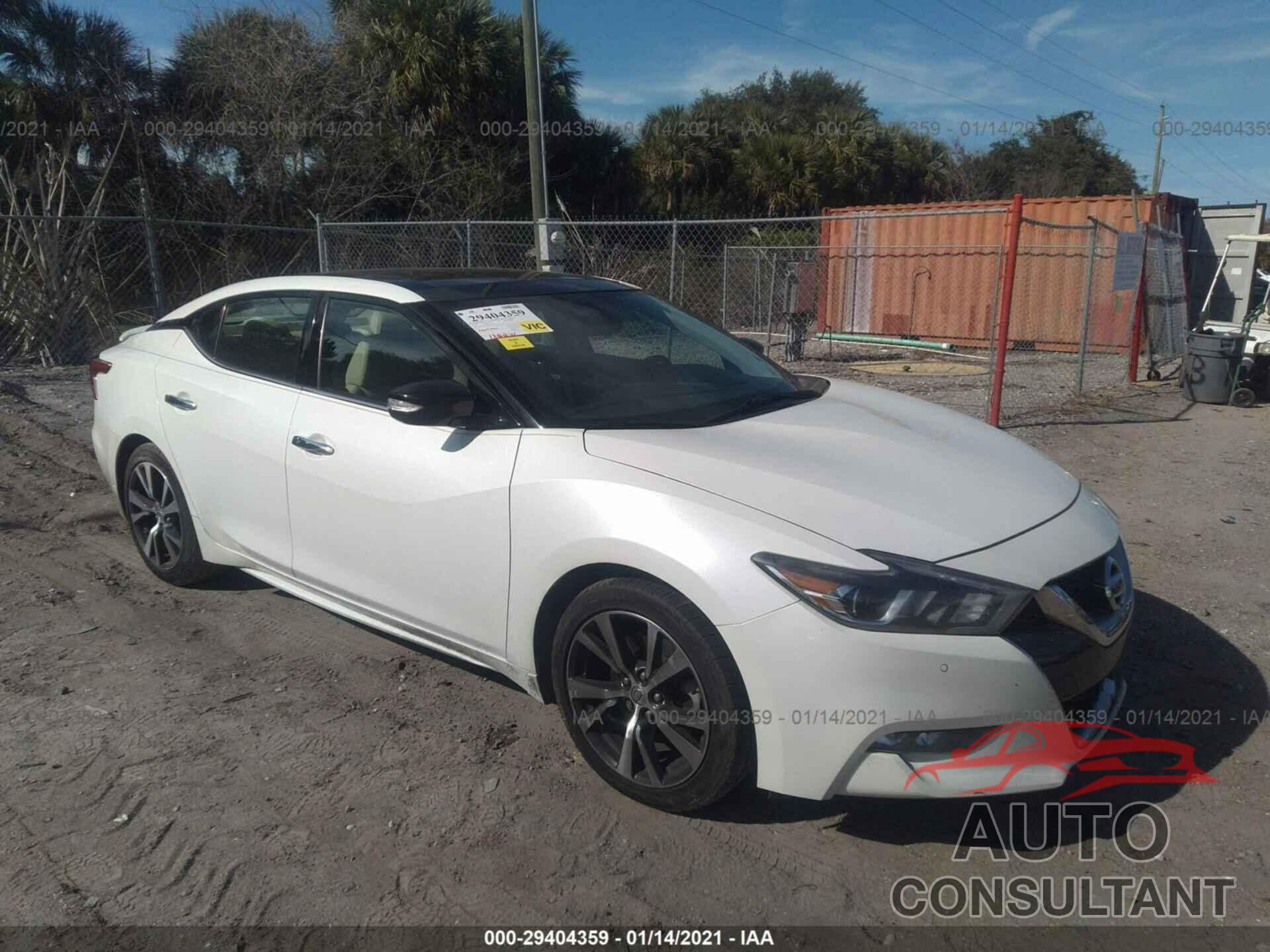 NISSAN MAXIMA 2016 - 1N4AA6AP7GC376578