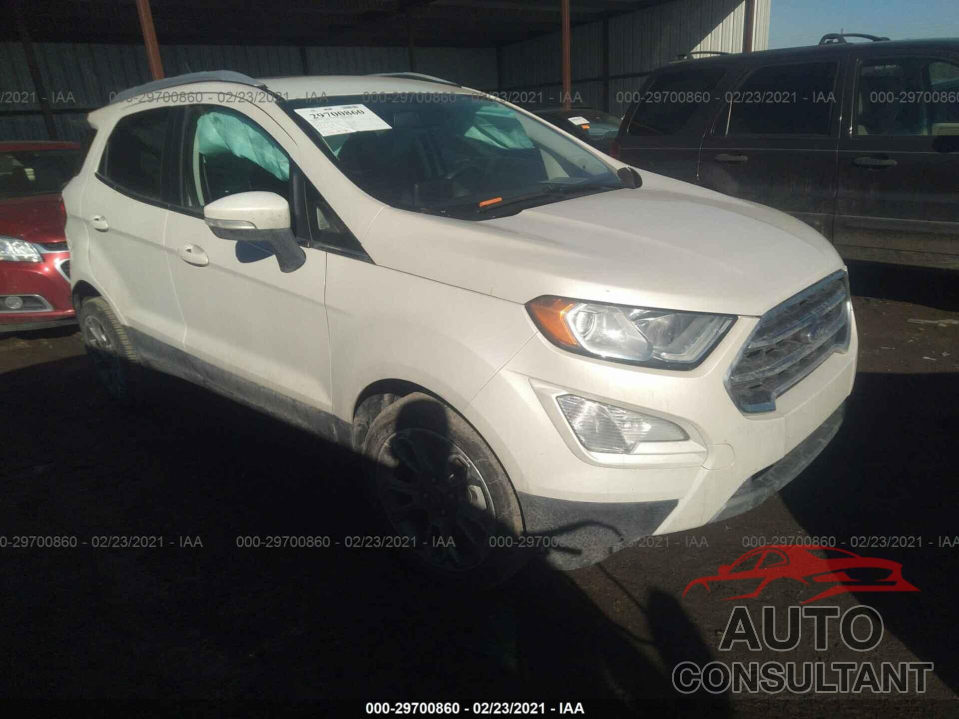 FORD ECOSPORT 2019 - MAJ3S2KE2KC277963