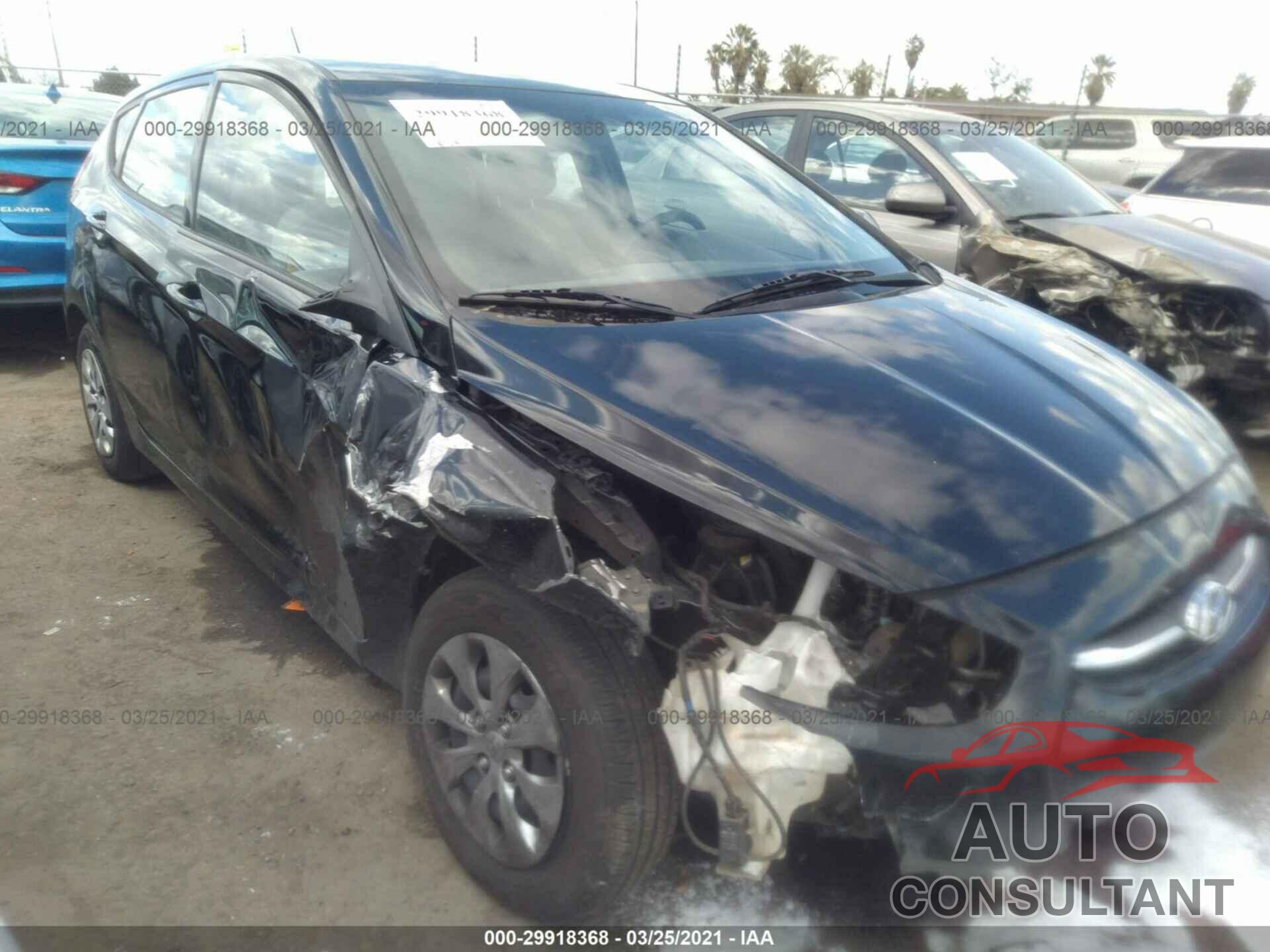 HYUNDAI ACCENT 2016 - KMHCT5AE1GU251507