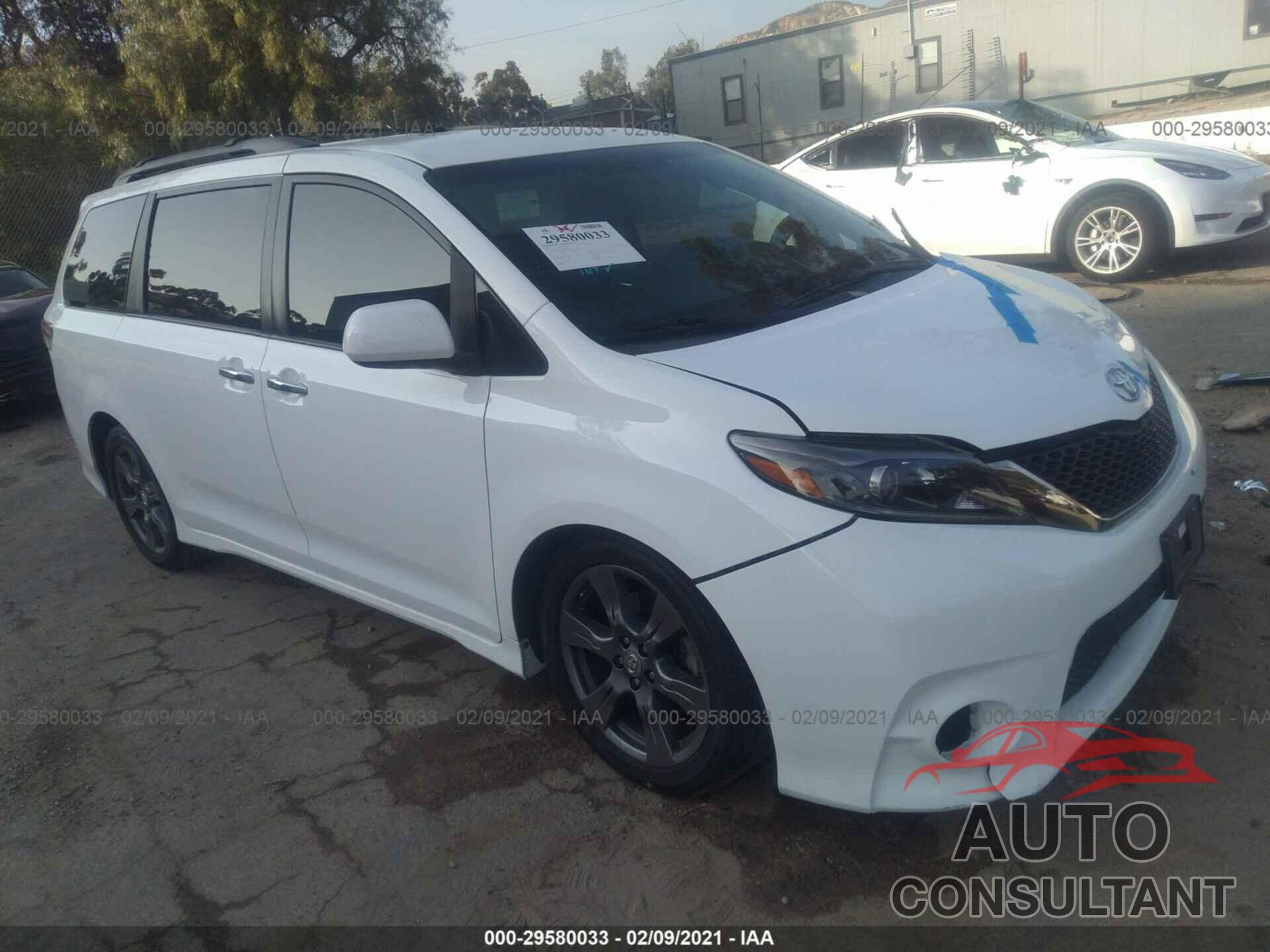 TOYOTA SIENNA 2017 - 5TDXZ3DCXHS897556