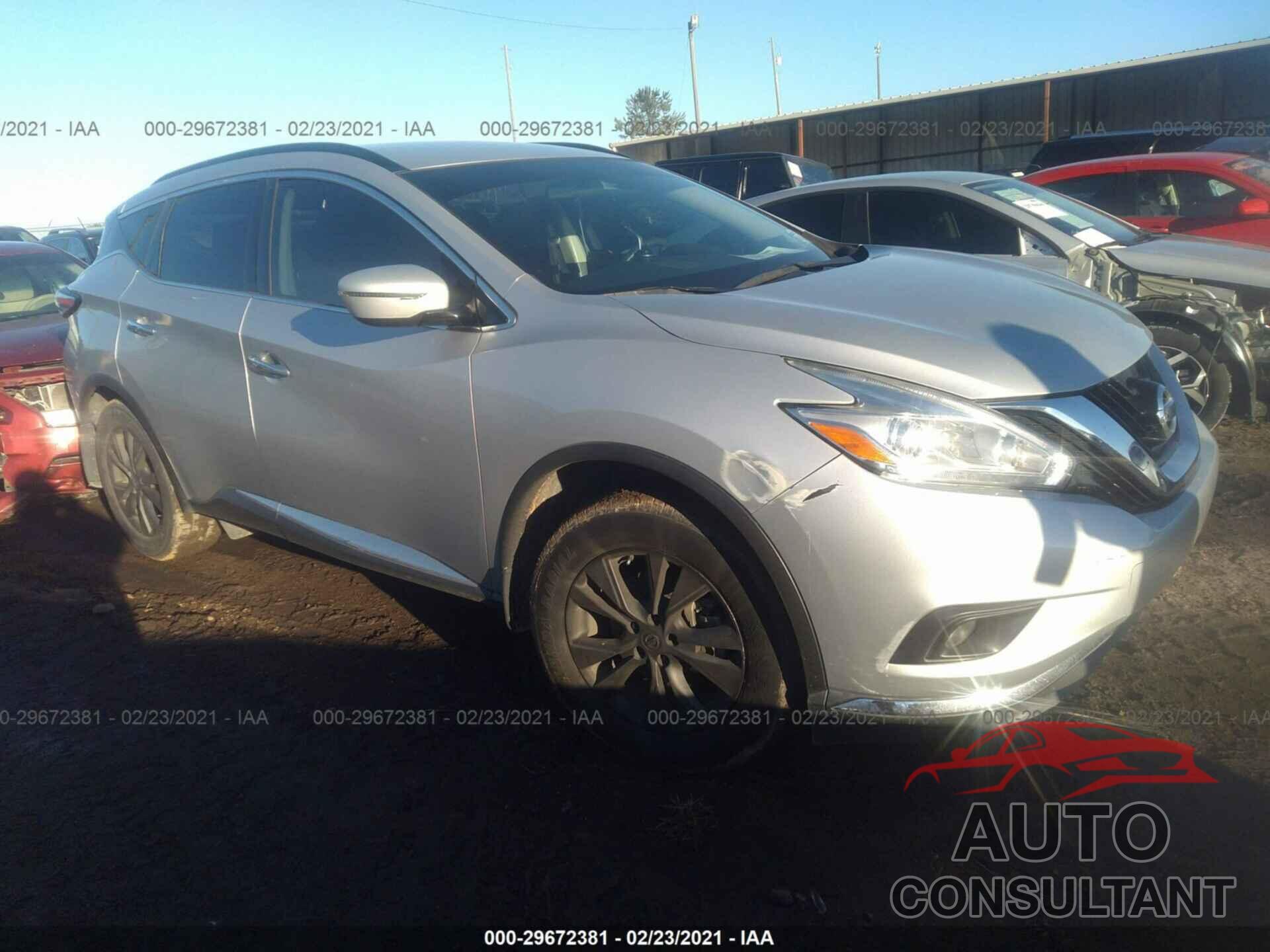 NISSAN MURANO 2017 - 5N1AZ2MG9HN106843