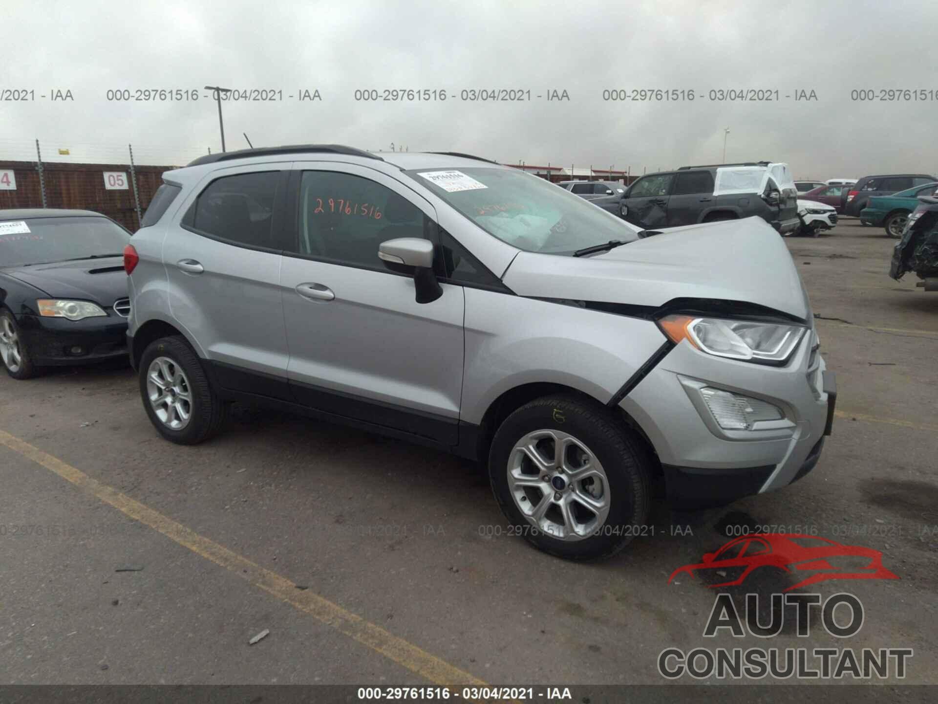 FORD ECOSPORT 2019 - MAJ6S3GL0KC273095