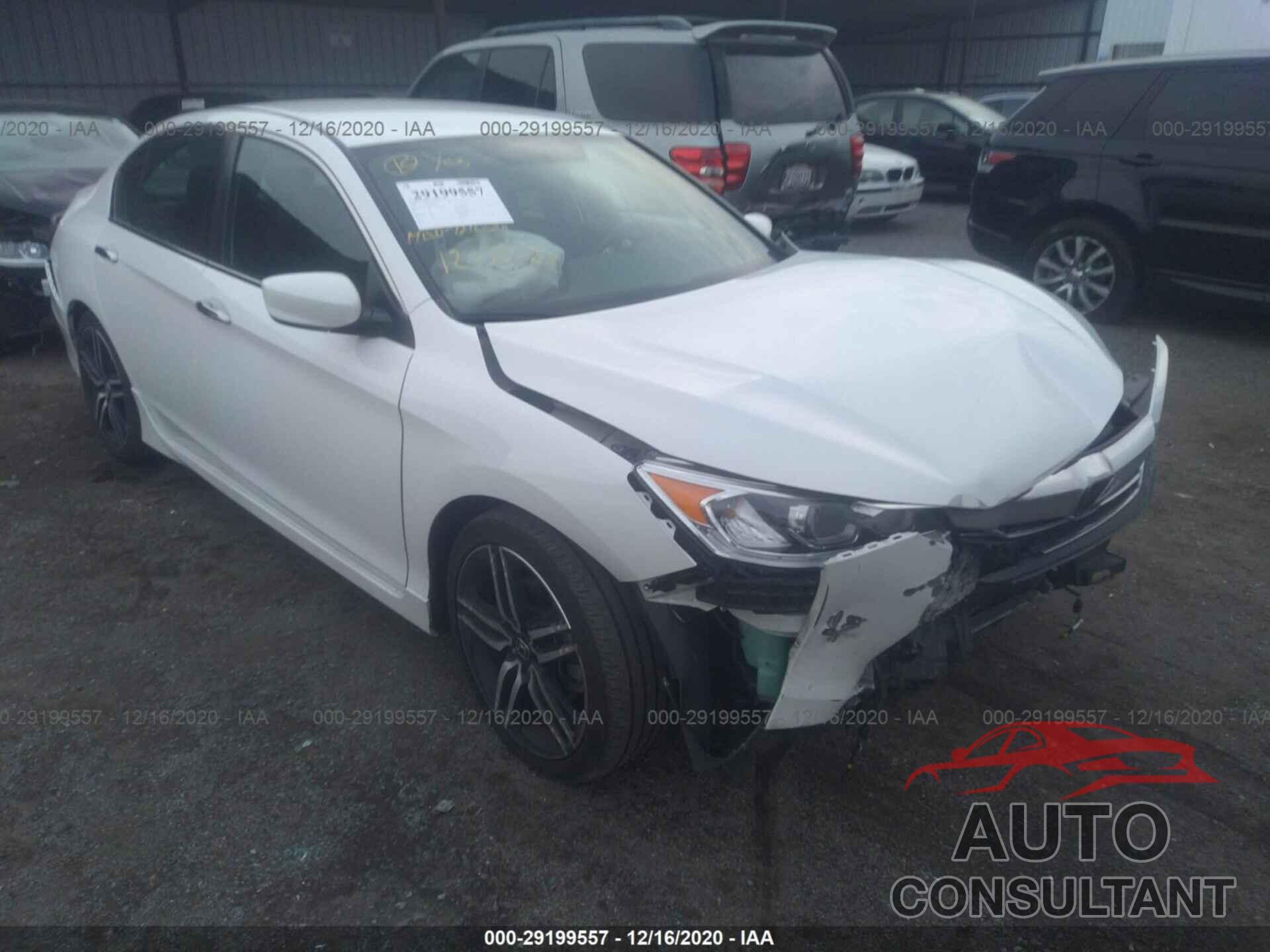 HONDA ACCORD SEDAN 2017 - 1HGCR2F50HA203981