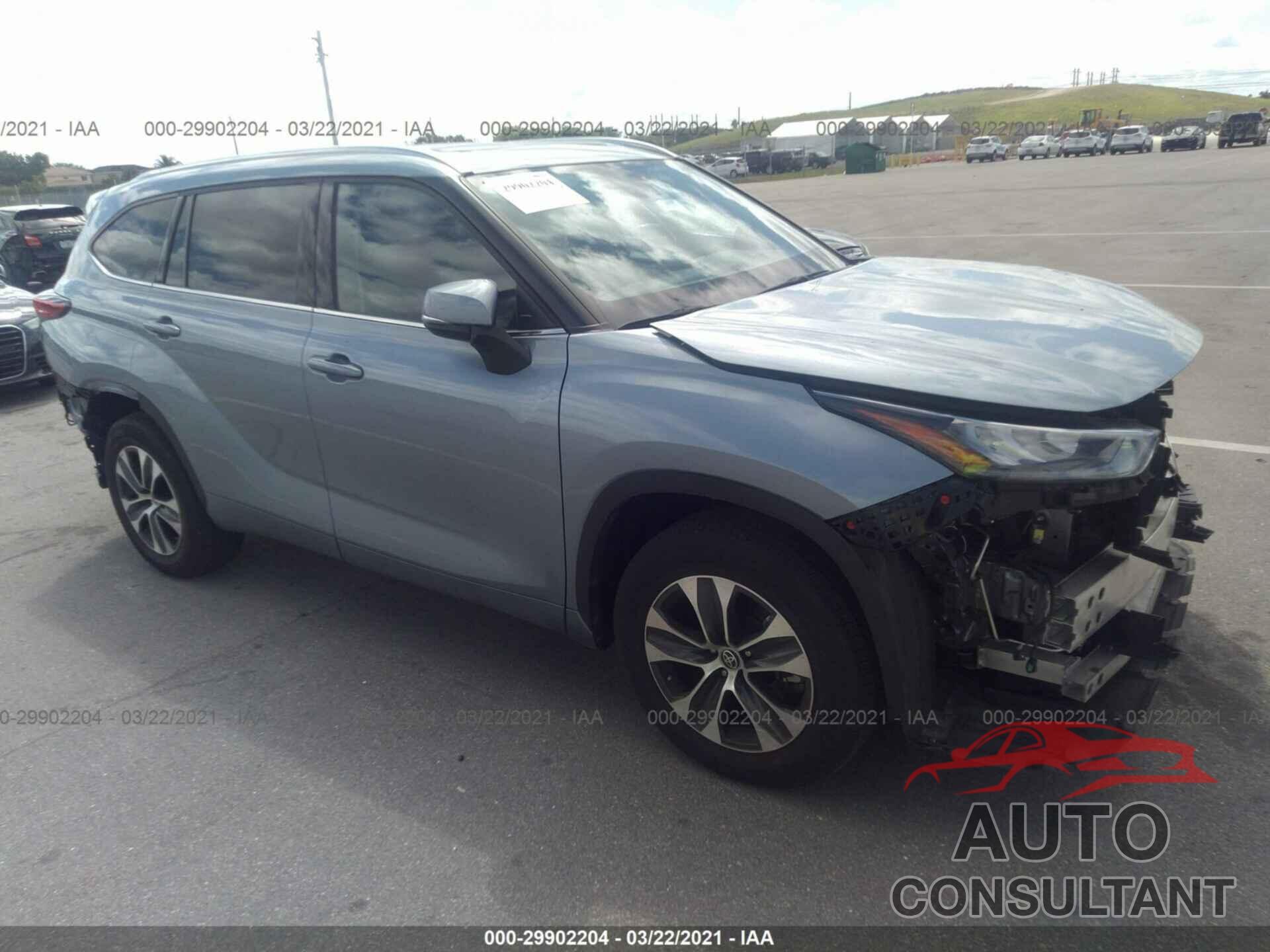 TOYOTA HIGHLANDER 2020 - 5TDGZRAH3LS002873