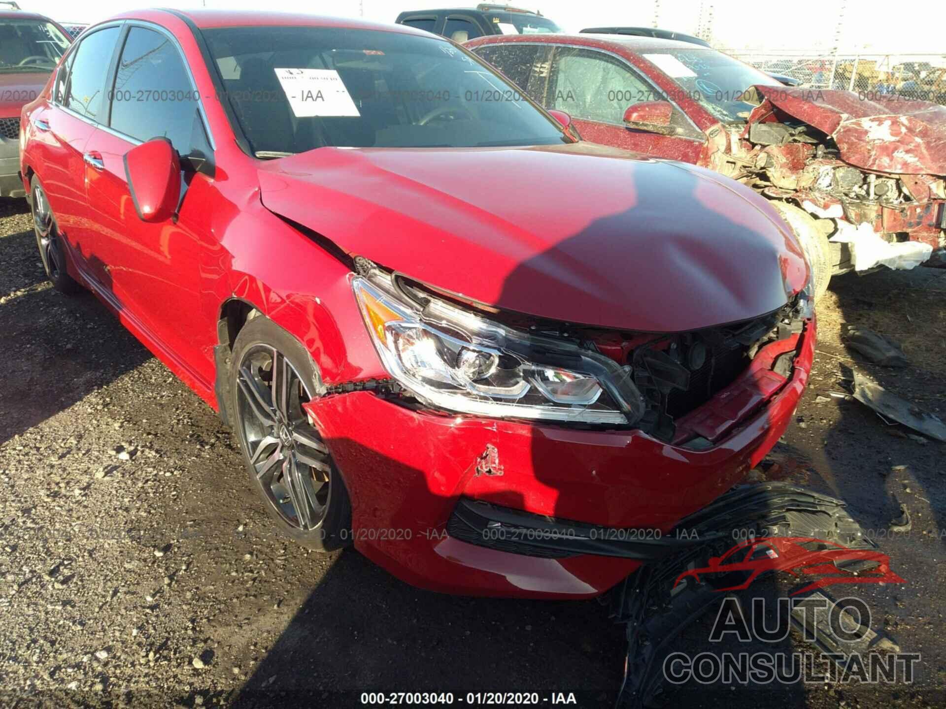 HONDA ACCORD SEDAN 2017 - 1HGCR2F17HA211654