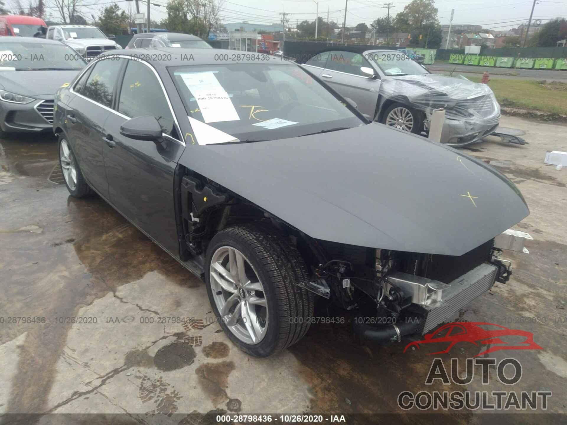 AUDI A4 2020 - WAUENAF42LA050627