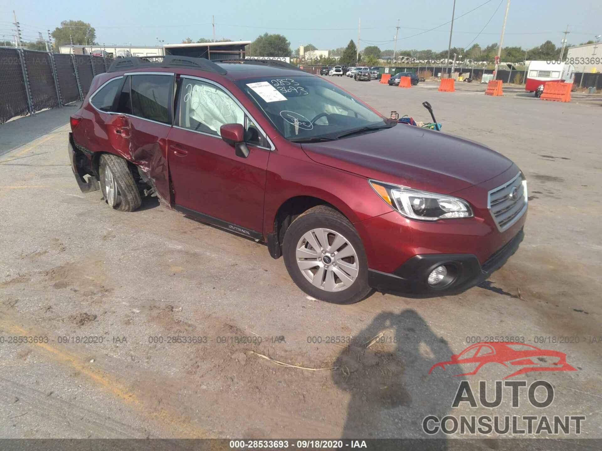 SUBARU OUTBACK 2017 - 4S4BSADC2H3319757