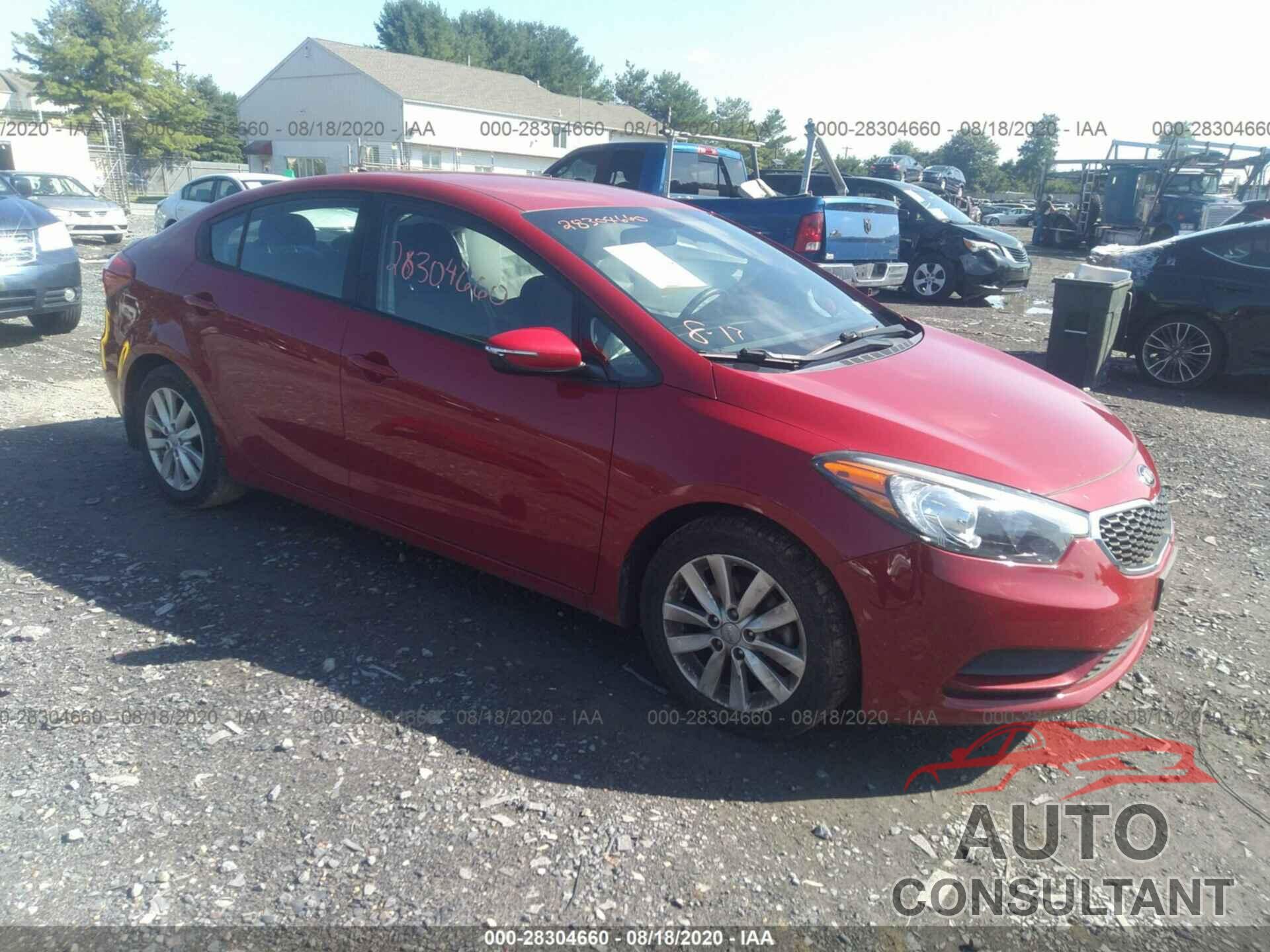 KIA FORTE 2016 - KNAFX4A69G5462082