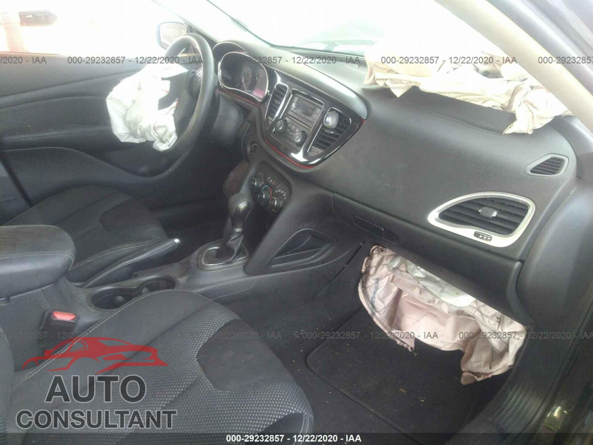DODGE DART 2016 - 1C3CDFBB6GD769886