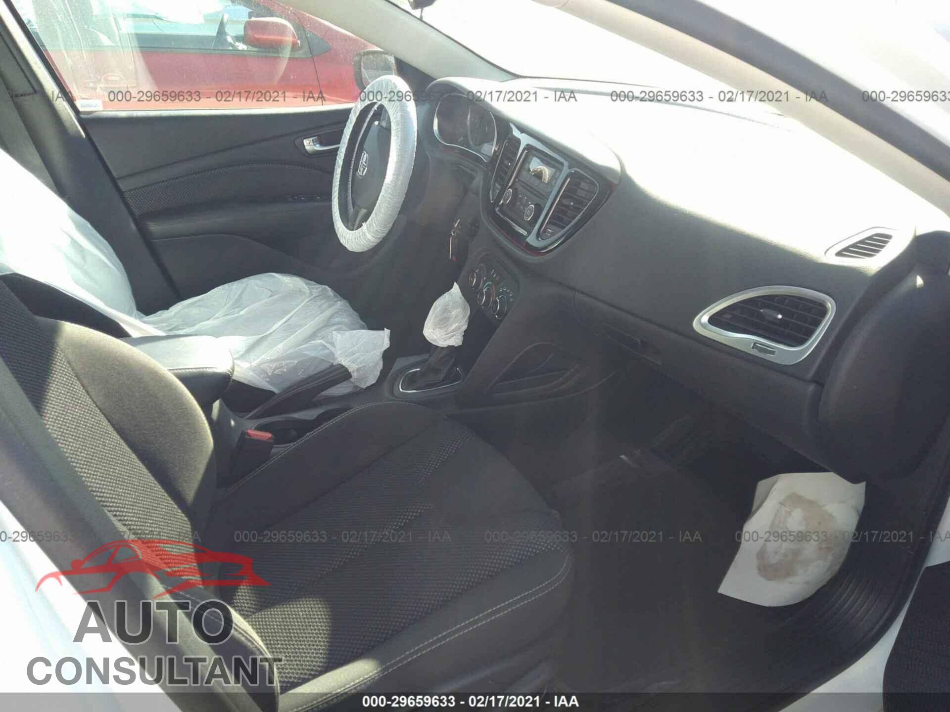 DODGE DART 2016 - 1C3CDFBB2GD727828