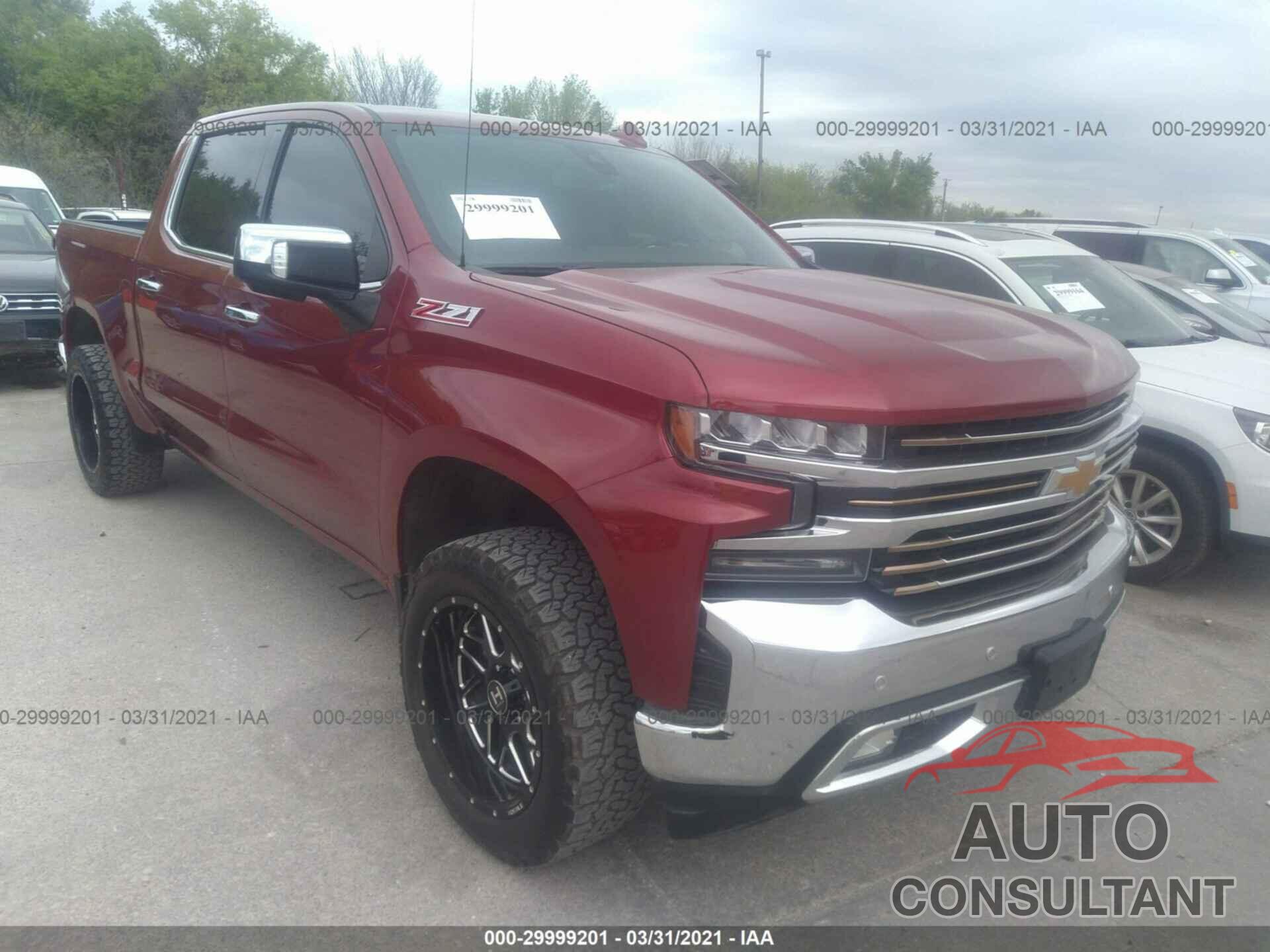 CHEVROLET SILVERADO 1500 2019 - 1GCUYGED7KZ156789