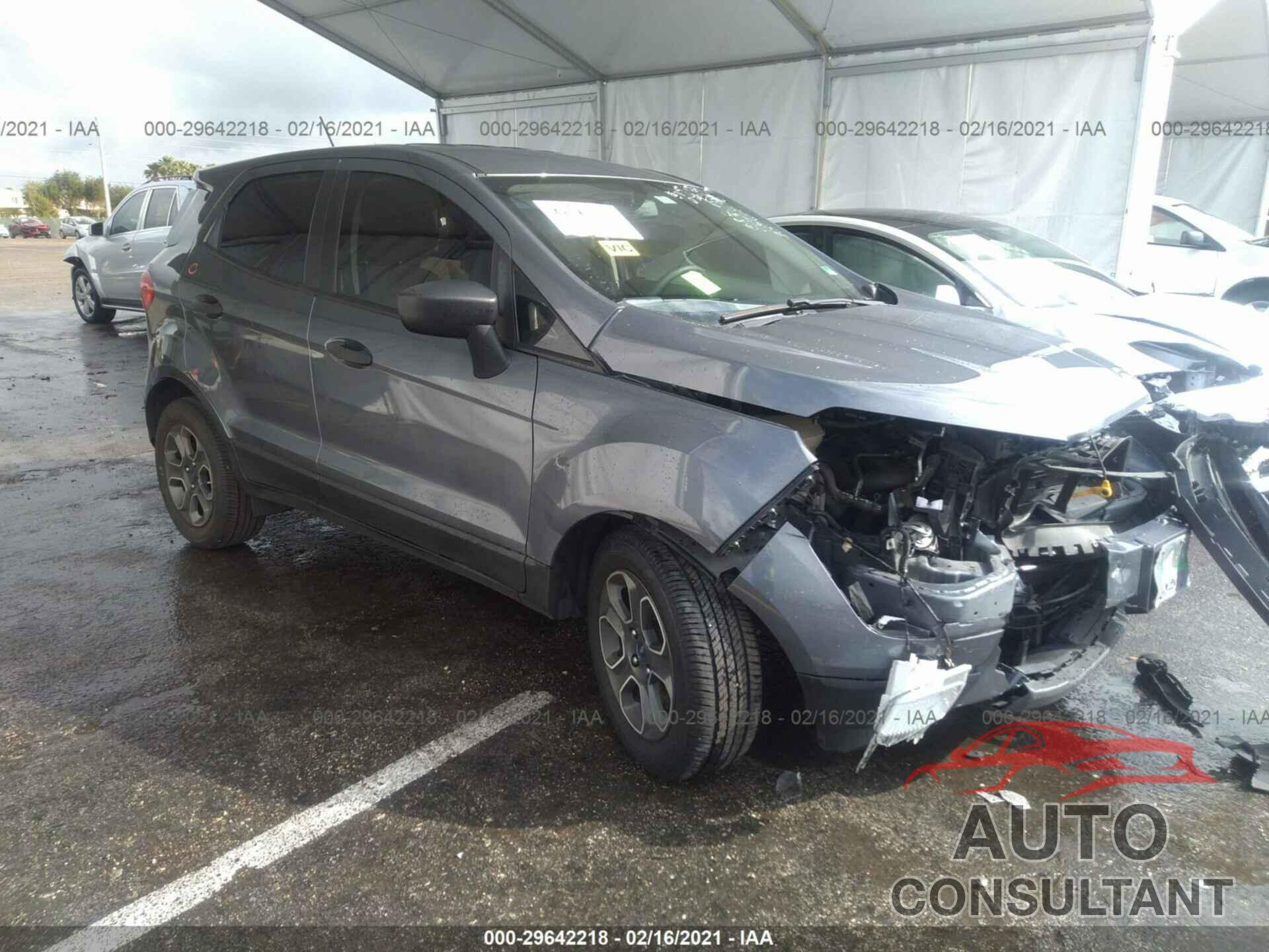 FORD ECOSPORT 2018 - MAJ3P1RE4JC198231