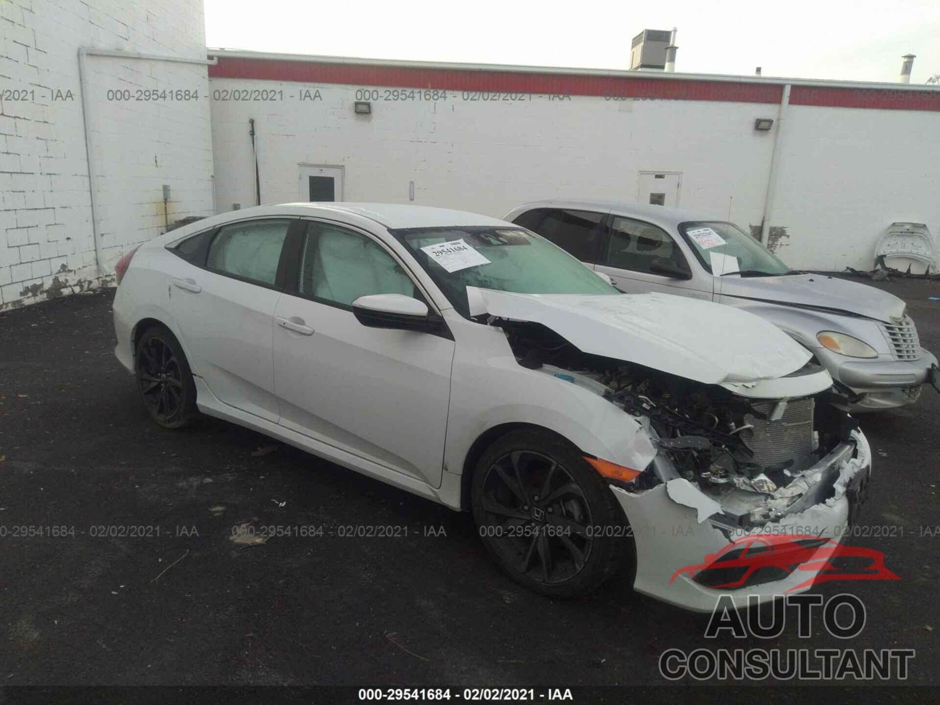 HONDA CIVIC SEDAN 2019 - 19XFC2F81KE033528