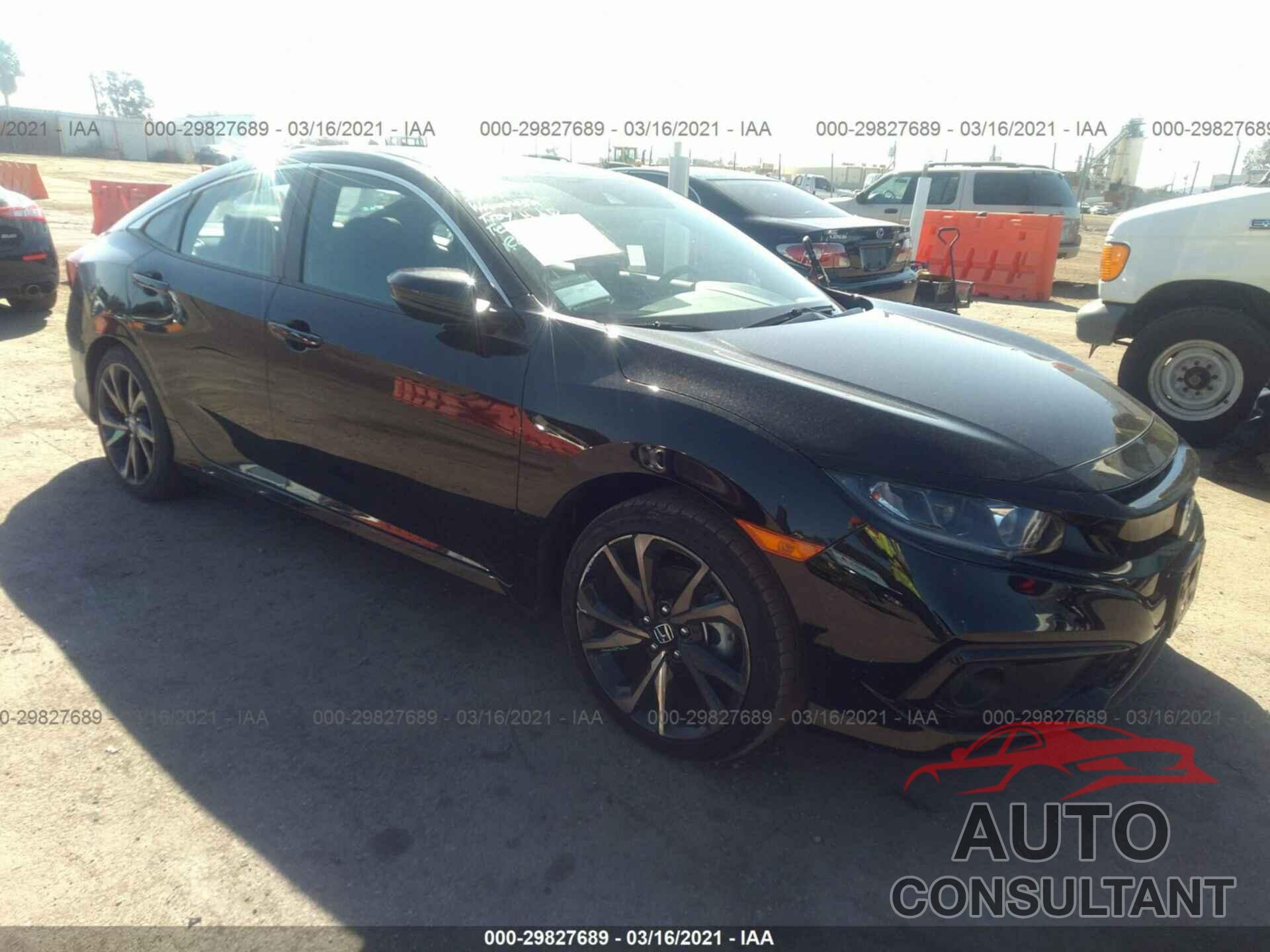 HONDA CIVIC SEDAN 2019 - 2HGFC2F89KH591083