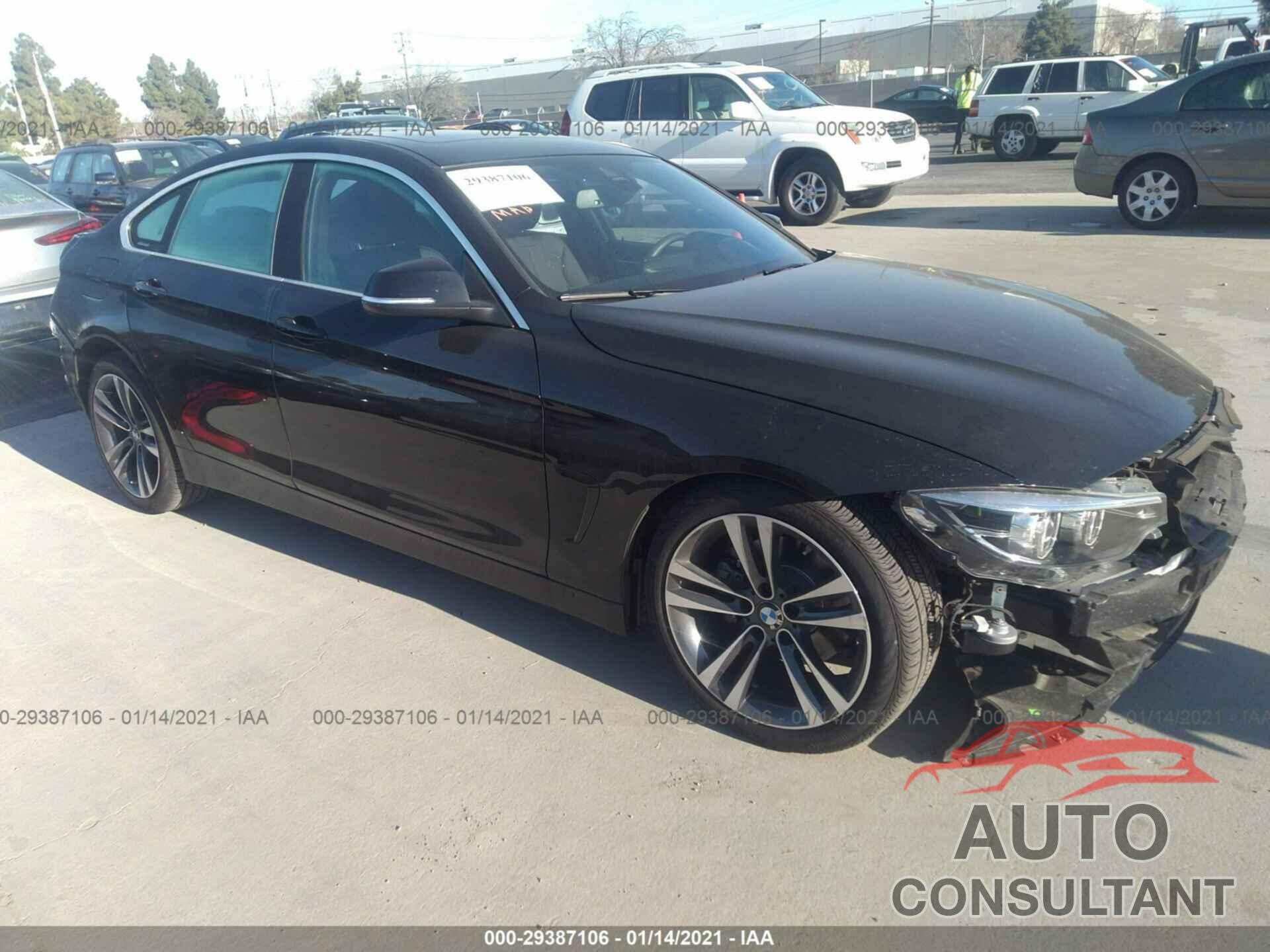 BMW 4 SERIES 2020 - WBA4J1C00LCE46510