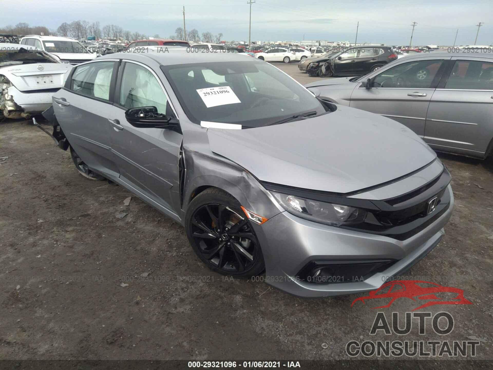 HONDA CIVIC SEDAN 2020 - 19XFC2F80LE022490