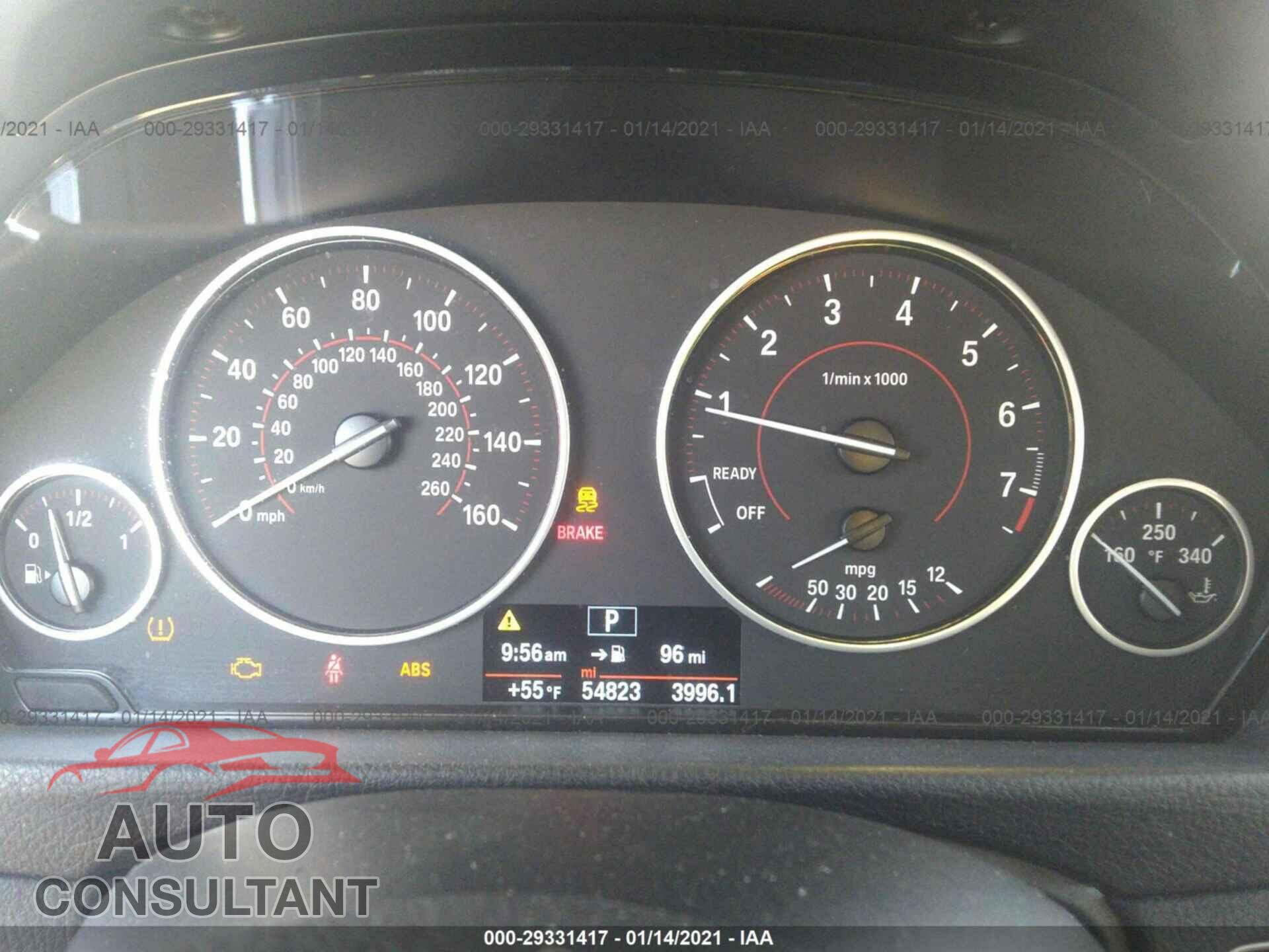 BMW 3 SERIES 2016 - WBA8E9G56GNU27669