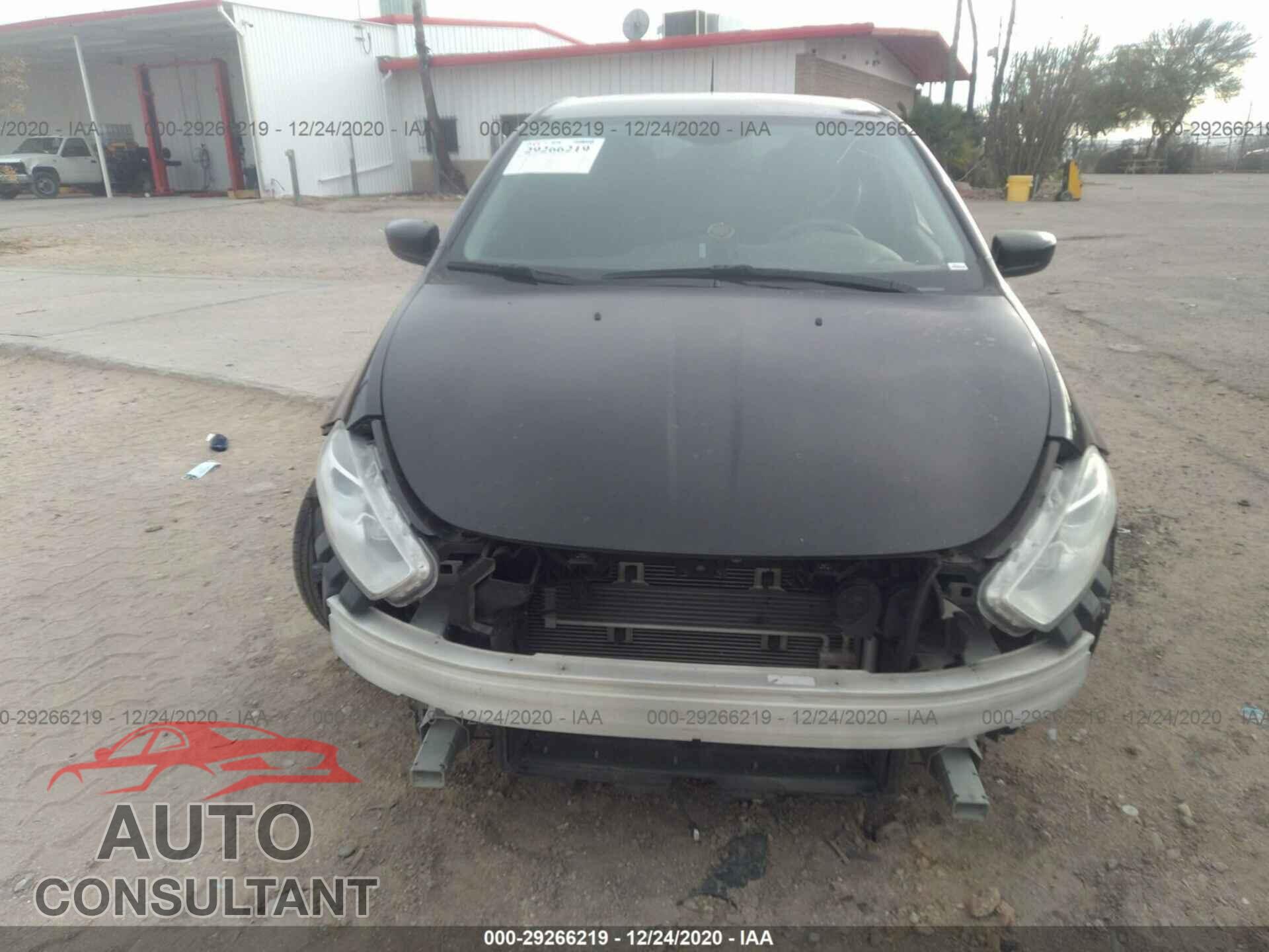DODGE DART 2016 - 1C3CDFAA9GD701039