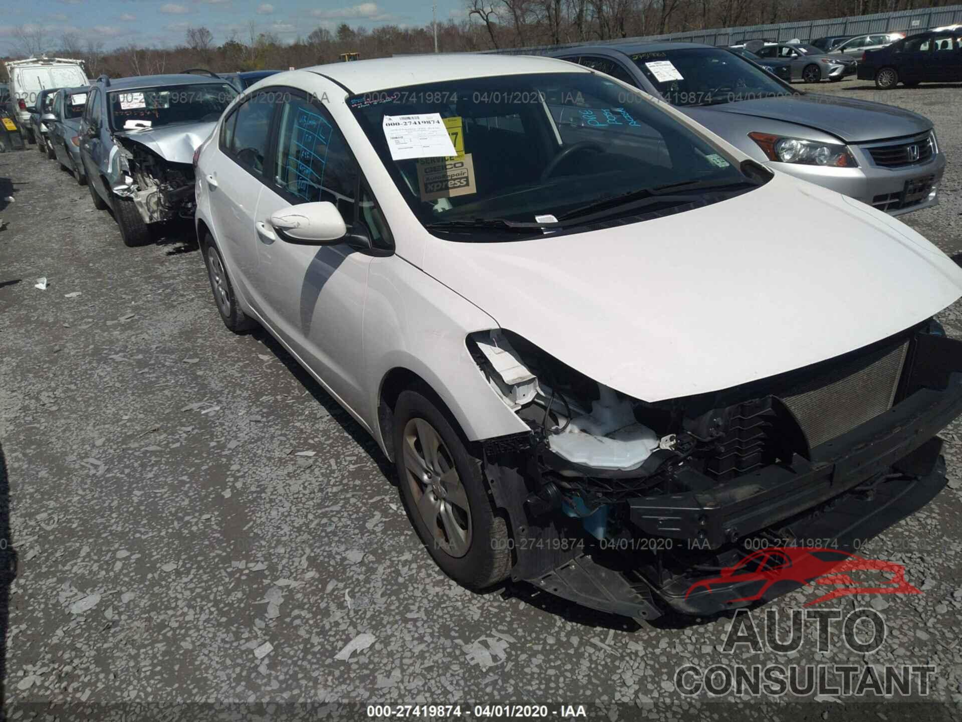 KIA FORTE 2017 - 3KPFK4A73HE067816