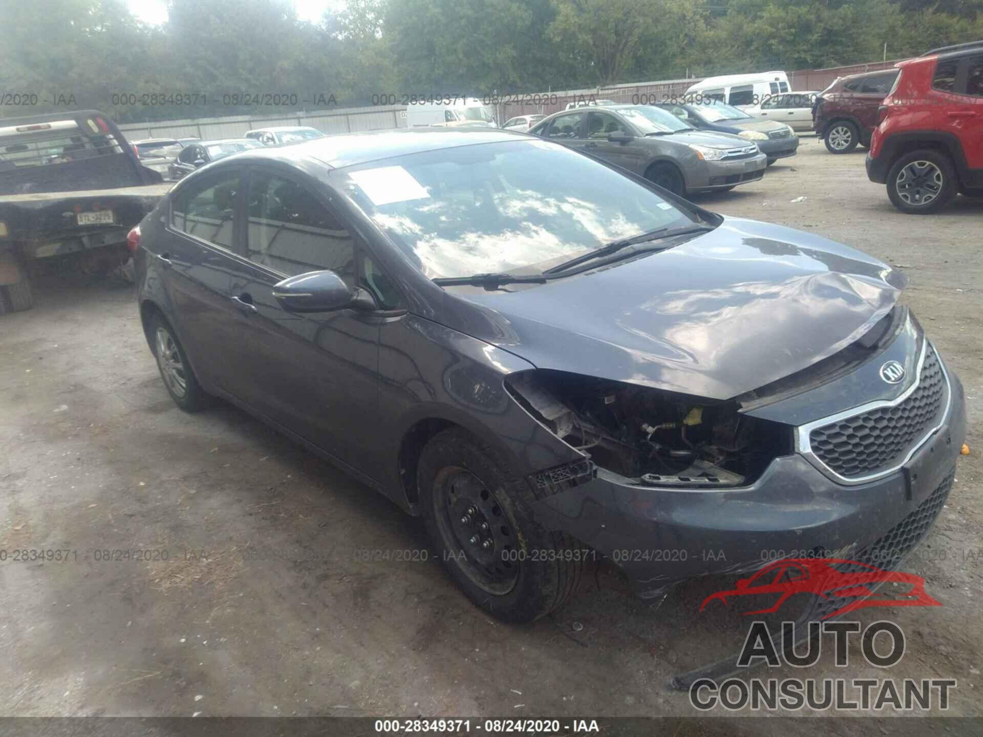 KIA FORTE 2016 - KNAFX4A62G5542145