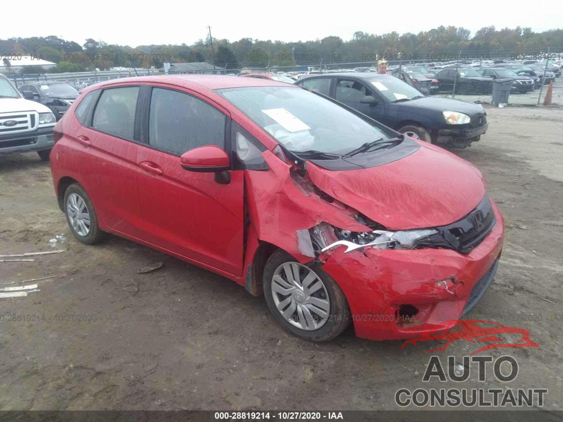 HONDA FIT 2017 - JHMGK5H55HS010348
