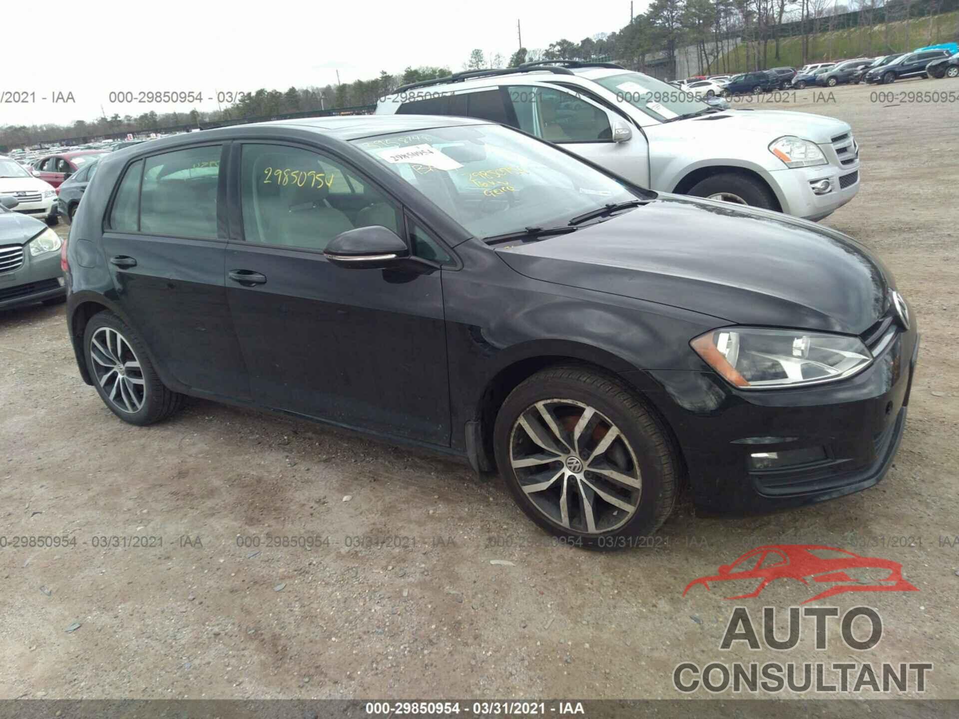 VOLKSWAGEN GOLF 2016 - 3VW217AU5GM019437