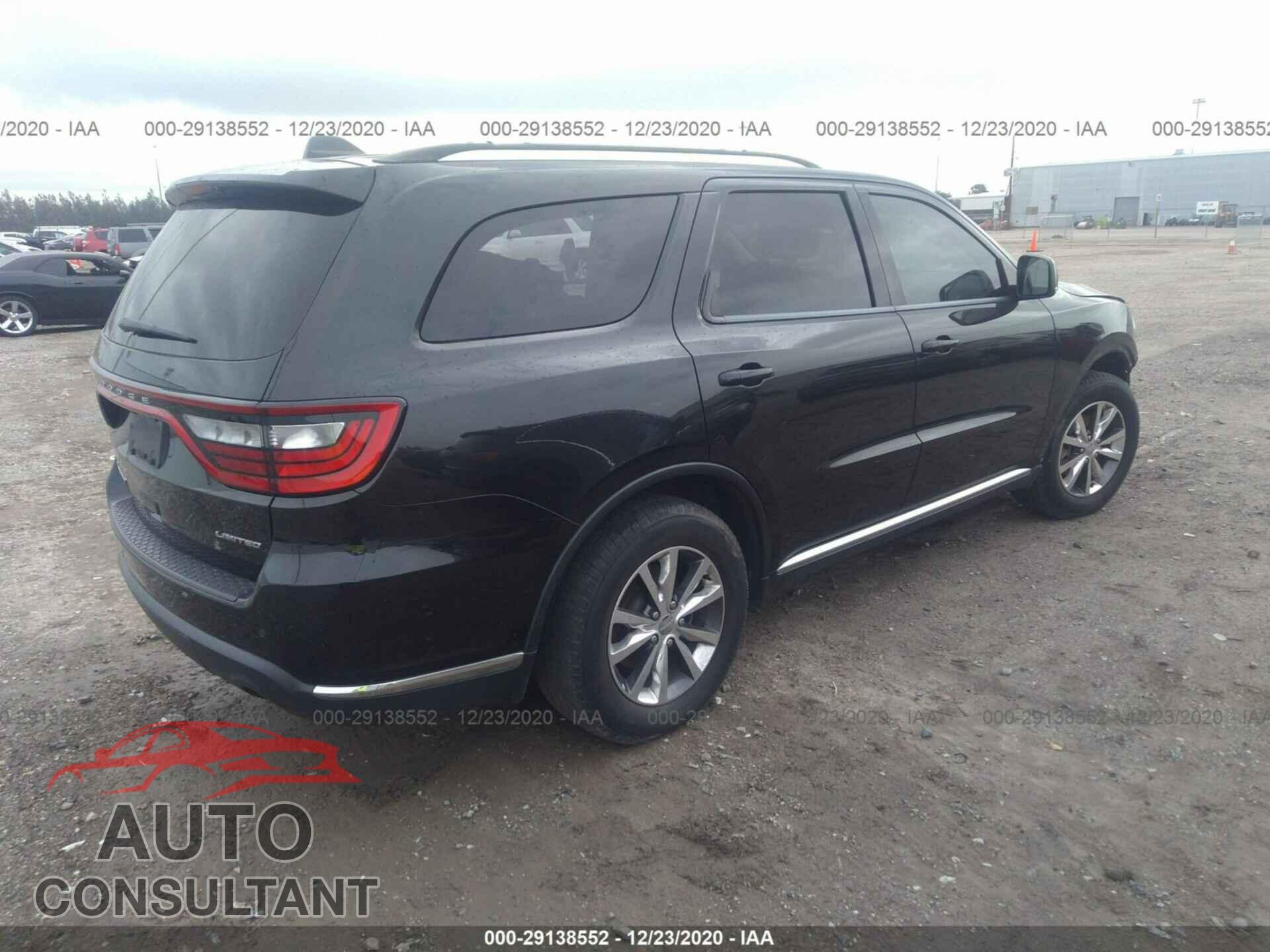 DODGE DURANGO 2016 - 1C4RDHDG9GC330634