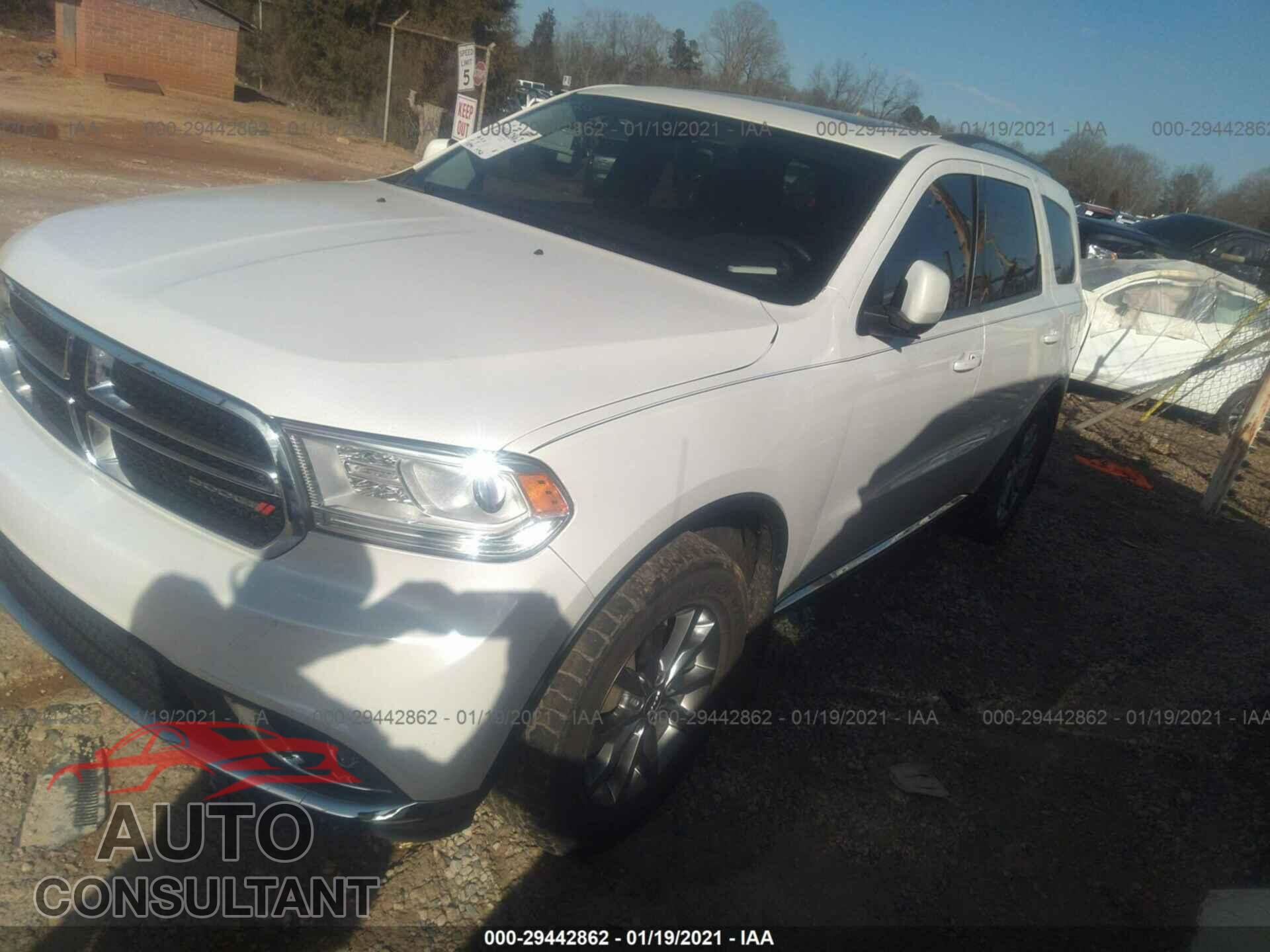 DODGE DURANGO 2017 - 1C4RDHAGXHC757522