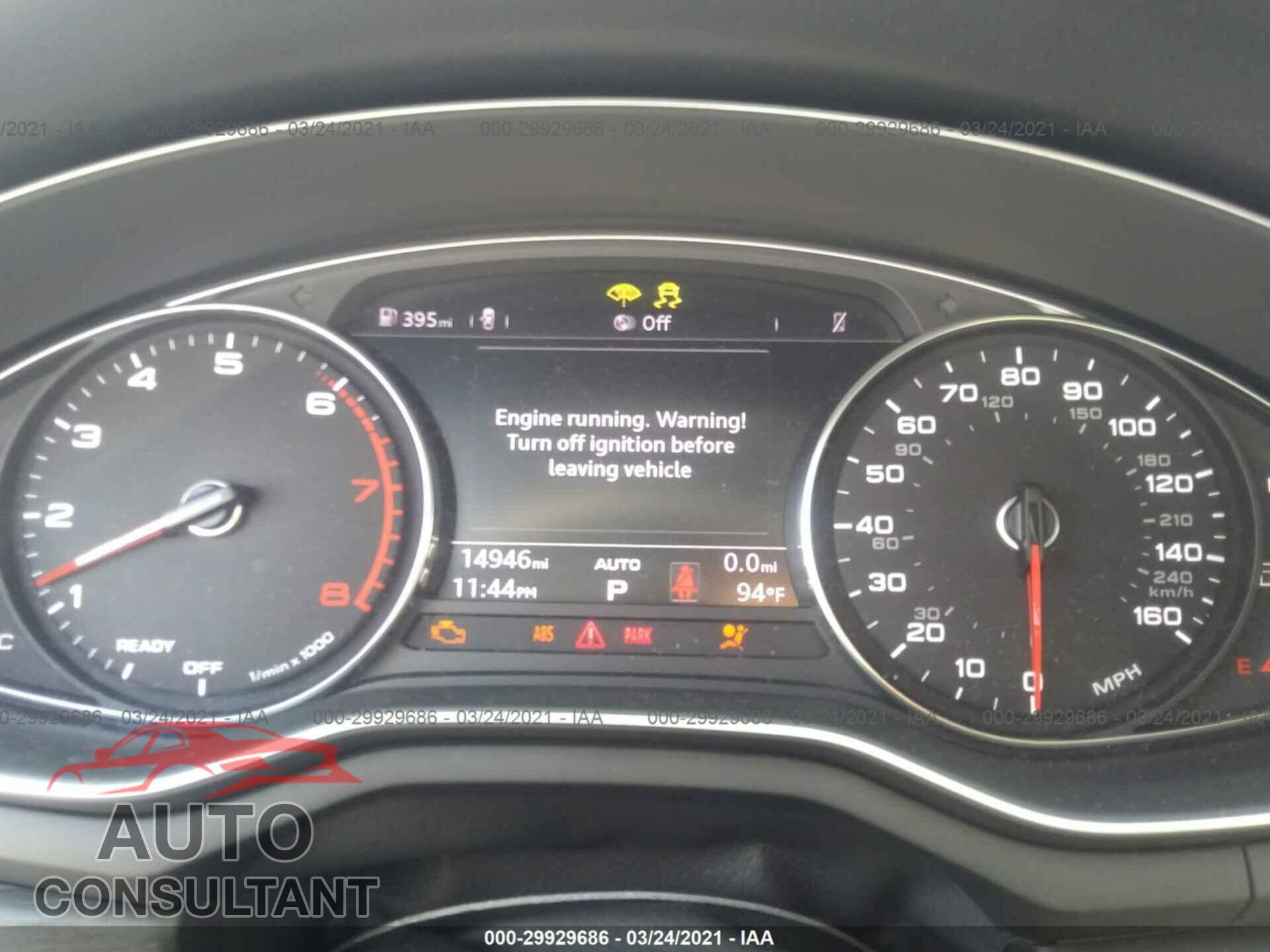 AUDI A4 2019 - WAUGMAF45KN002431